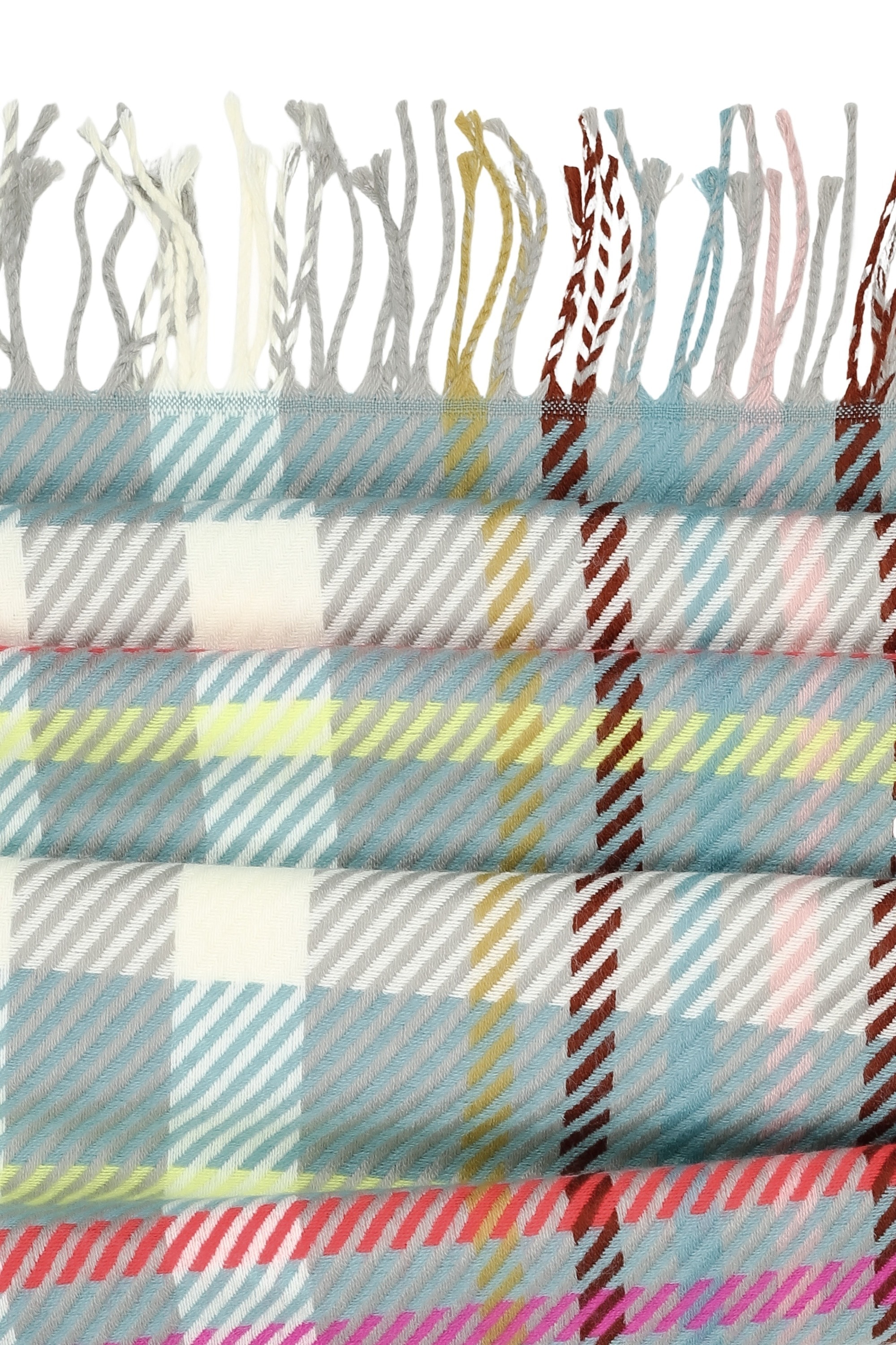 COLLEZIONE ALESSANDRO Wollschal »Bright« 1 Stk. tlg. moderner Karoschal, Made in Italy