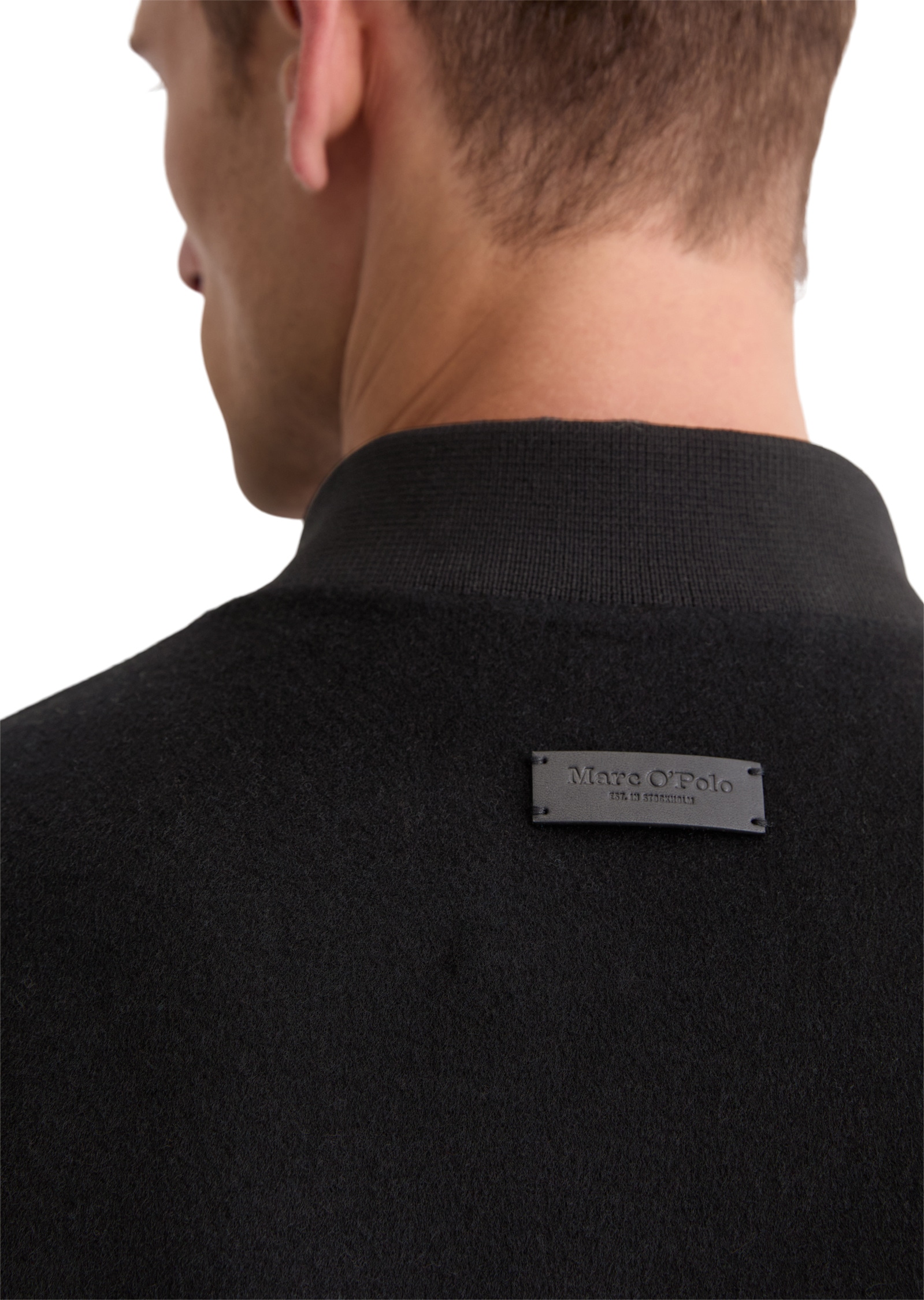 Marc O'Polo Outdoorjacke »aus recyceltem Woll-Mix«, ohne Kapuze