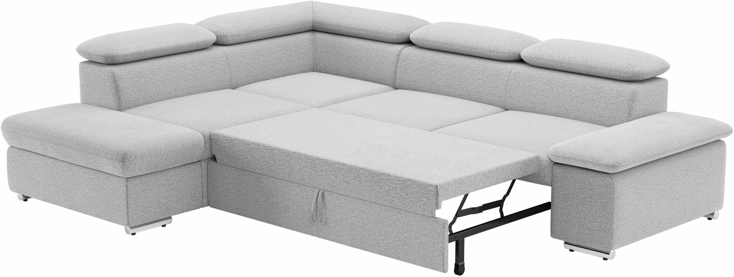 Ecksofa Valantine V, wahlweise mit Bettfunktion