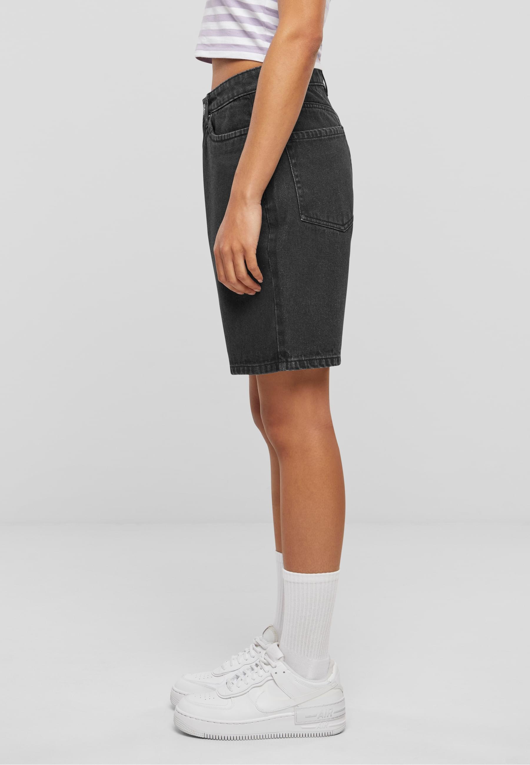 URBAN CLASSICS Shorts »Urban Classics Damen Ladies 90‘s Bermuda«, (1 tlg.)