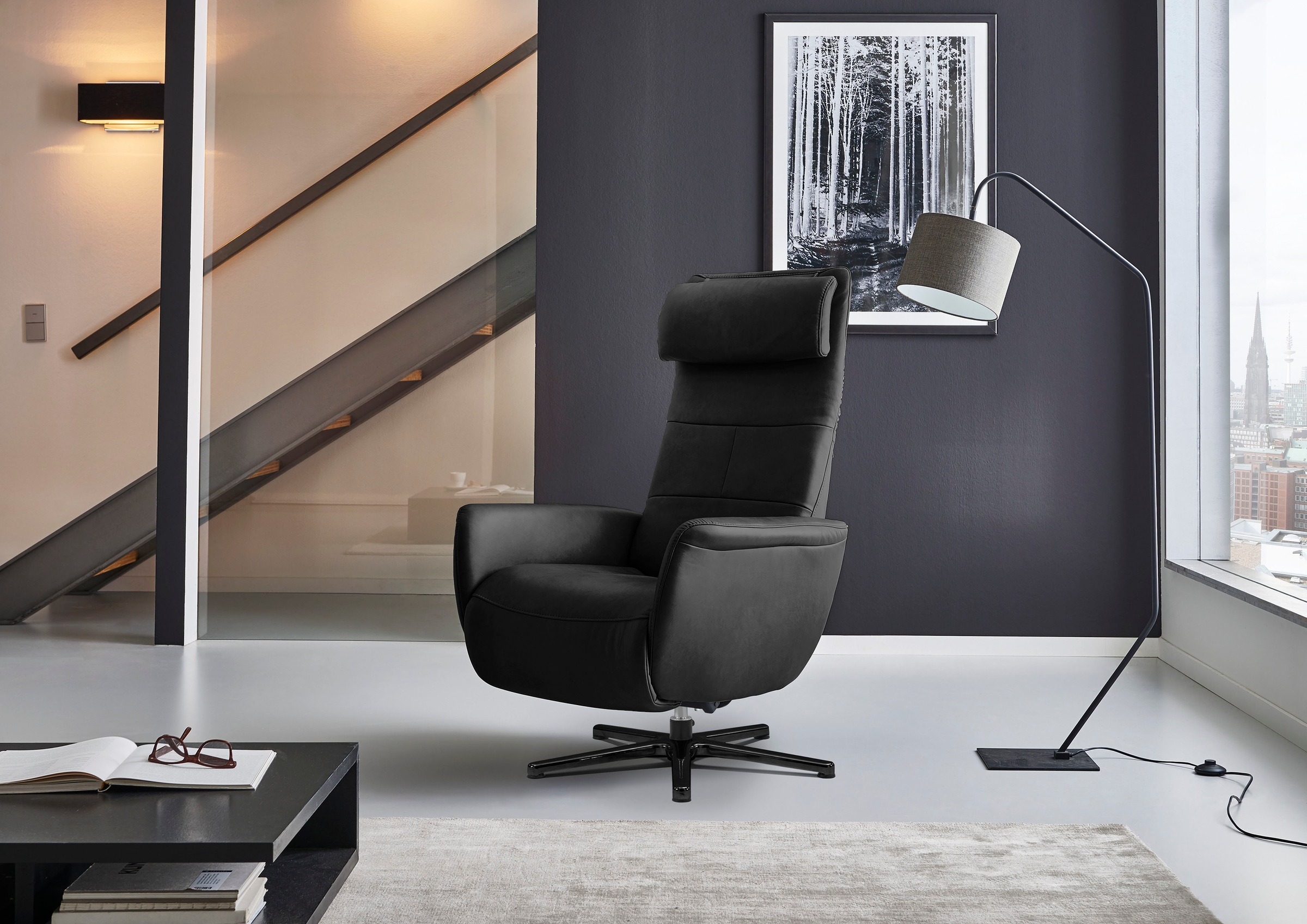 HUKLA Sessel "HU-LC17037", Verstellbare Beinauflage und Rückenlehne, hochkl günstig online kaufen