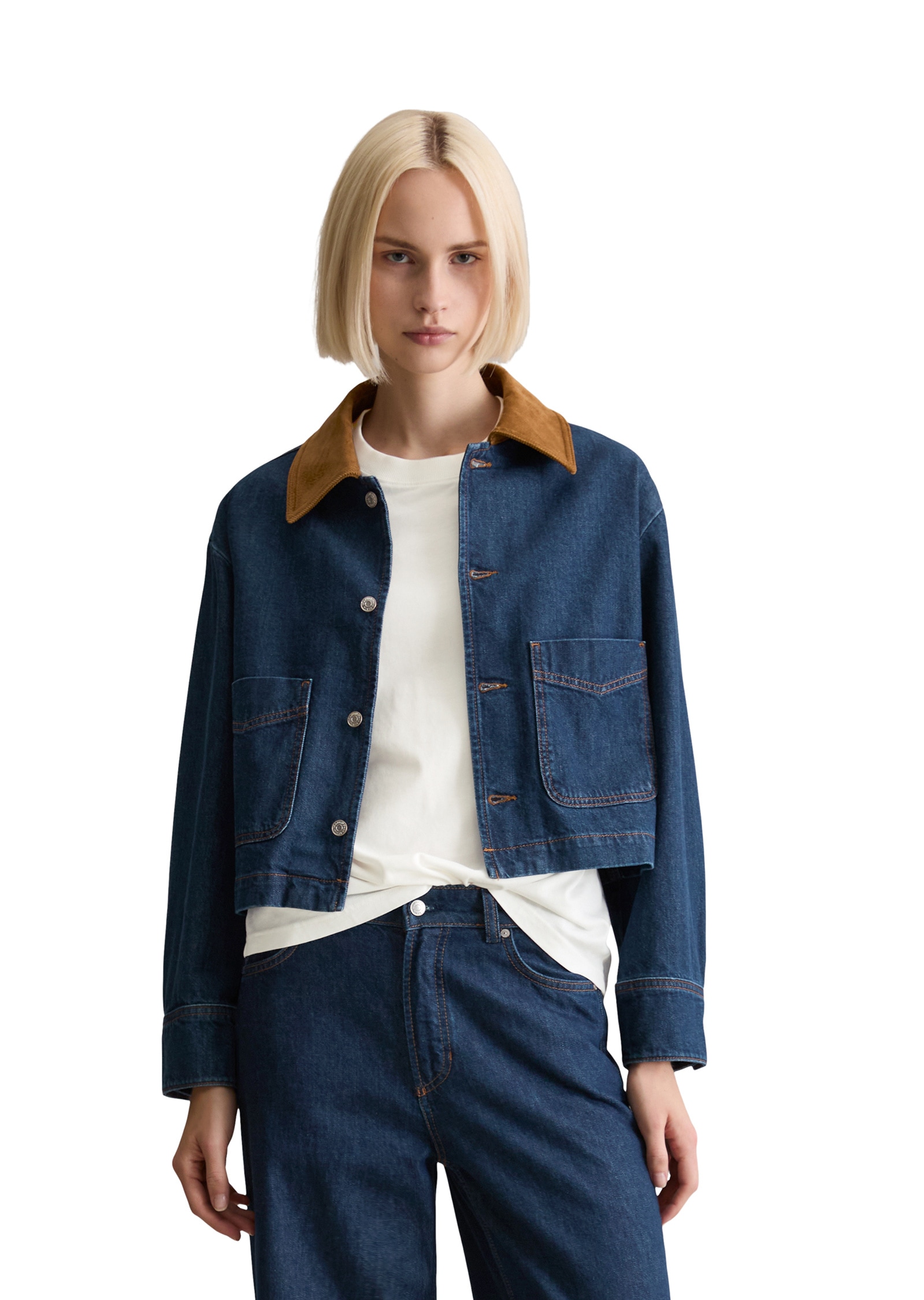Marc OPolo DENIM Jeansjacke "aus authentischem Rigid Denim" günstig online kaufen
