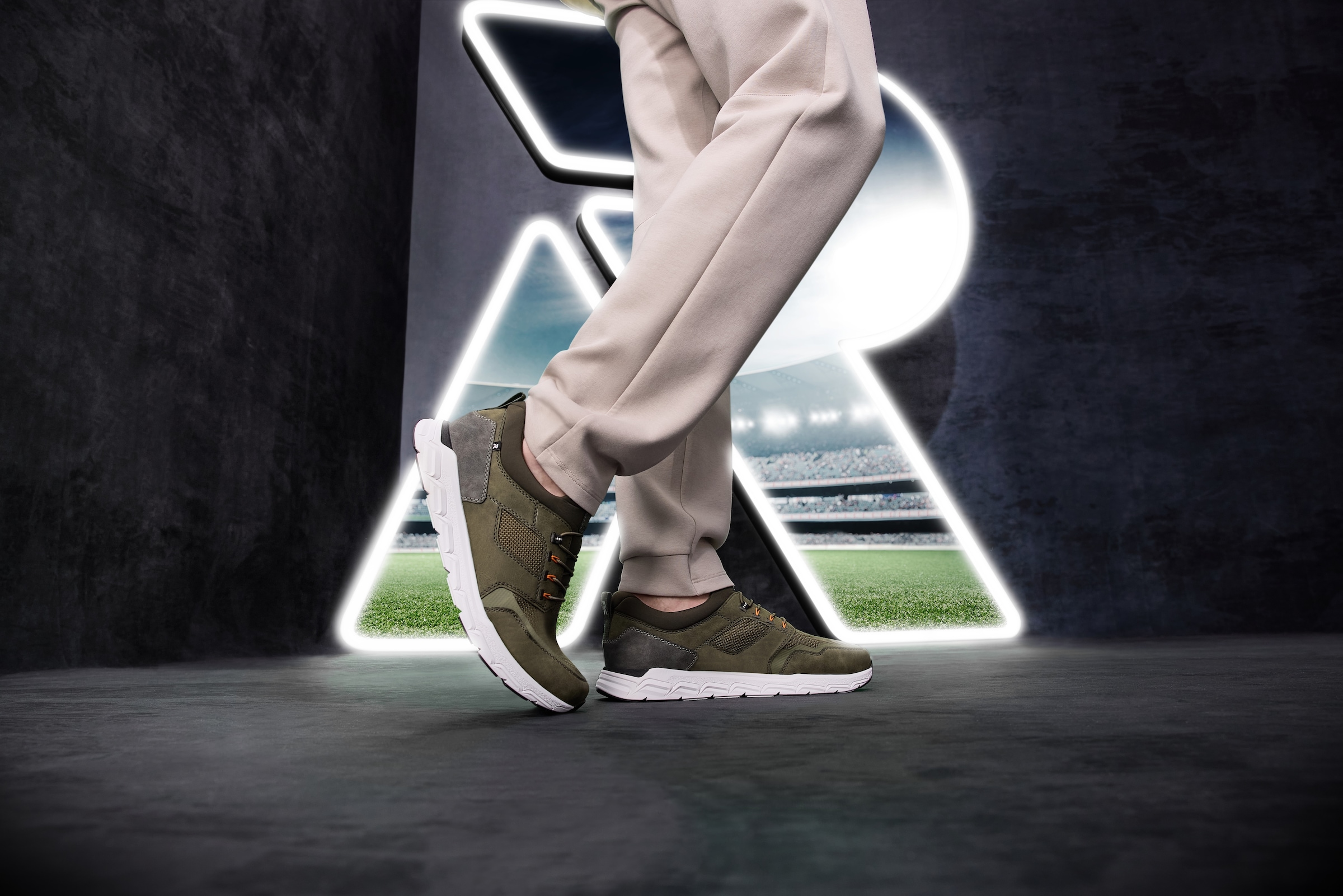 RIEKER Sport Slip-On Sneaker, aus der neuen Christoph Kramer Kollektion, mit MemoCup-Innensohle