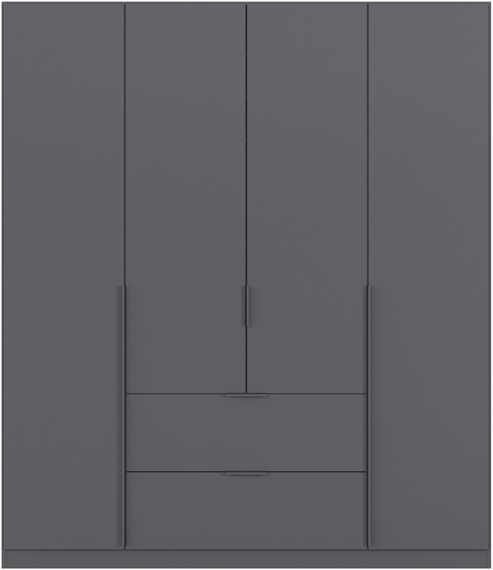 rauch Drehtürenschrank »Kleiderschrank Schrank Garderobe AGORDO mit Dekor- oder Hochglanzfront«, (in zwei Griff-Farben mit Dekor- oder Hochglanzfront), mit Außenschubkästen, in 6 Breiten und 2 Höhen MADE IN GERMANY