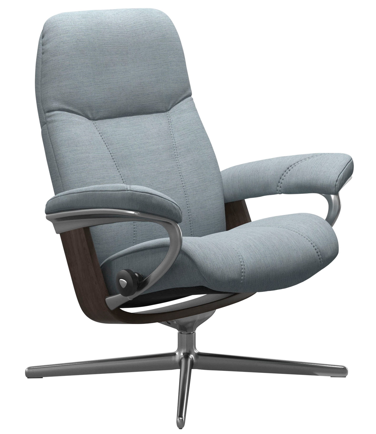 Stressless® Relaxsessel »Consul«, mit Cross Base, Größe S, M & L, Holzakzent Wenge