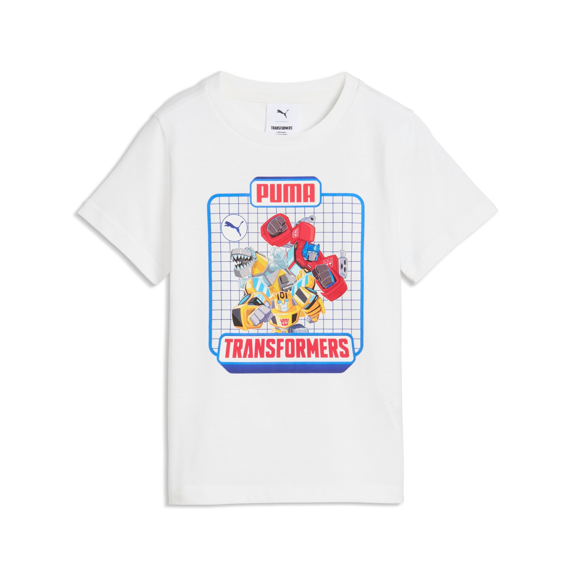PUMA "X TRANSFORMERS GRAPHIC TEE" für Kinder, Regular Fit, normale Länge, Kurzarmdesign, unifarben