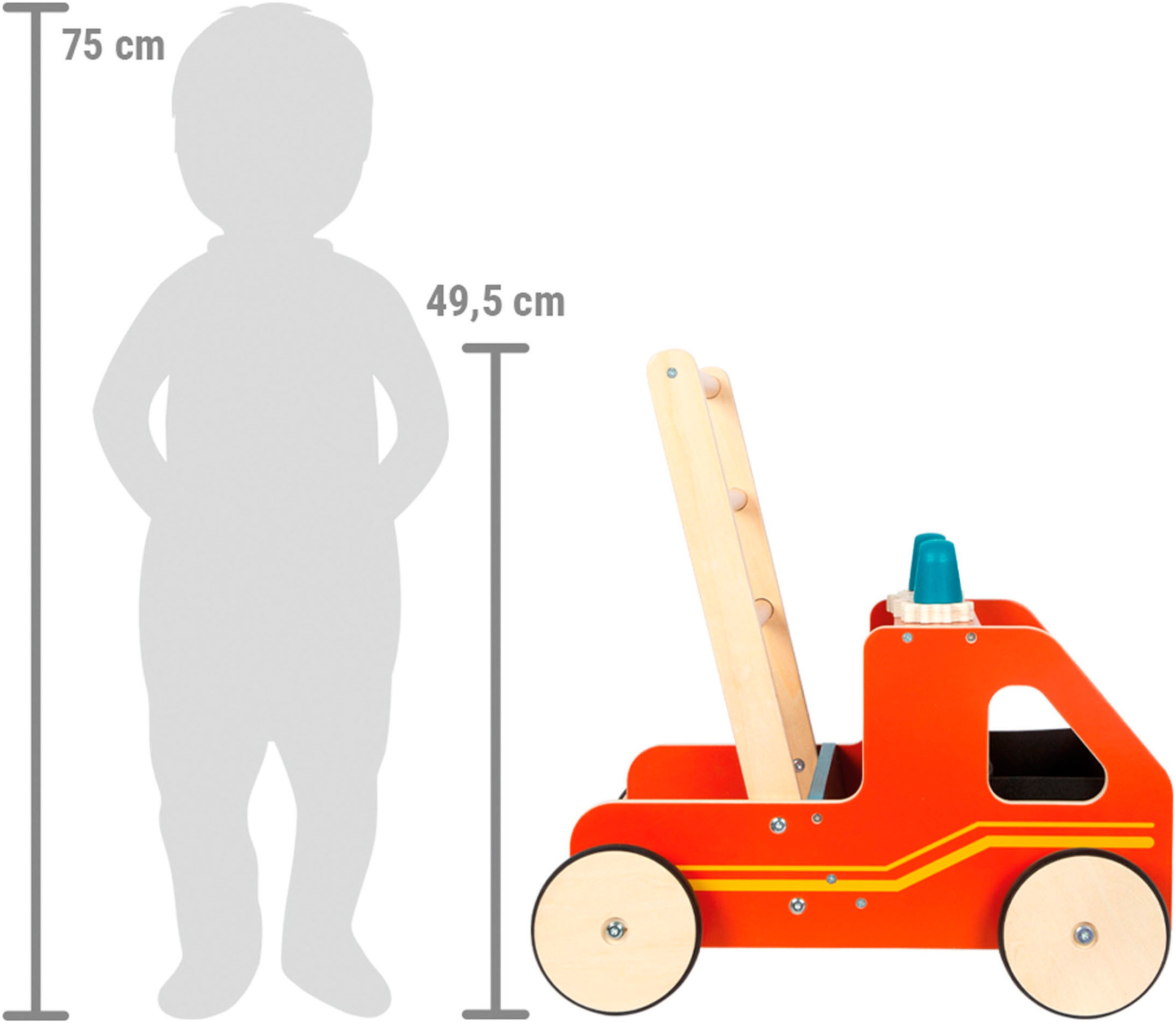 Small Foot Lauflernwagen »Feuerwehr«