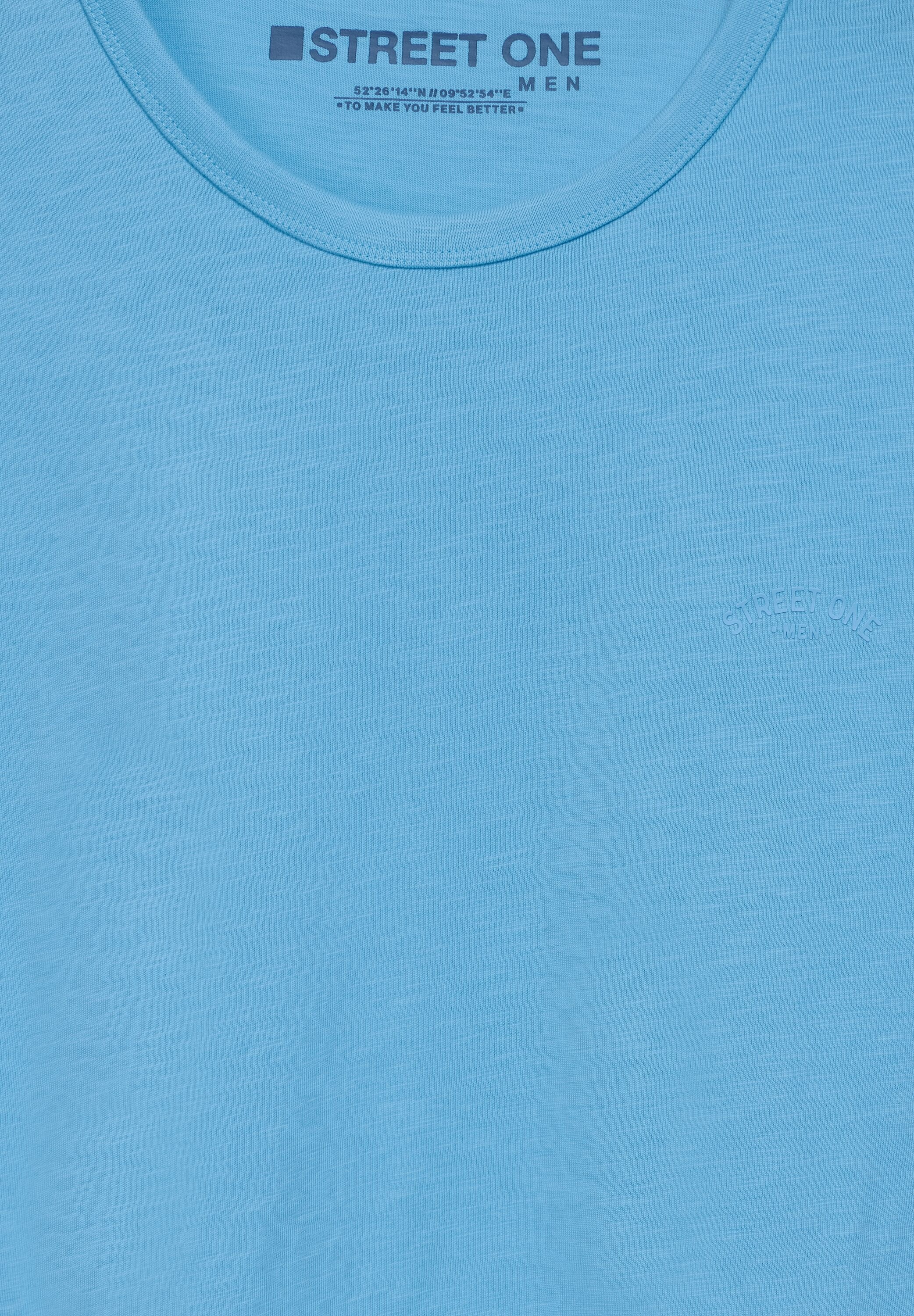 STREET ONE MEN T-Shirt, aus reiner Baumwolle