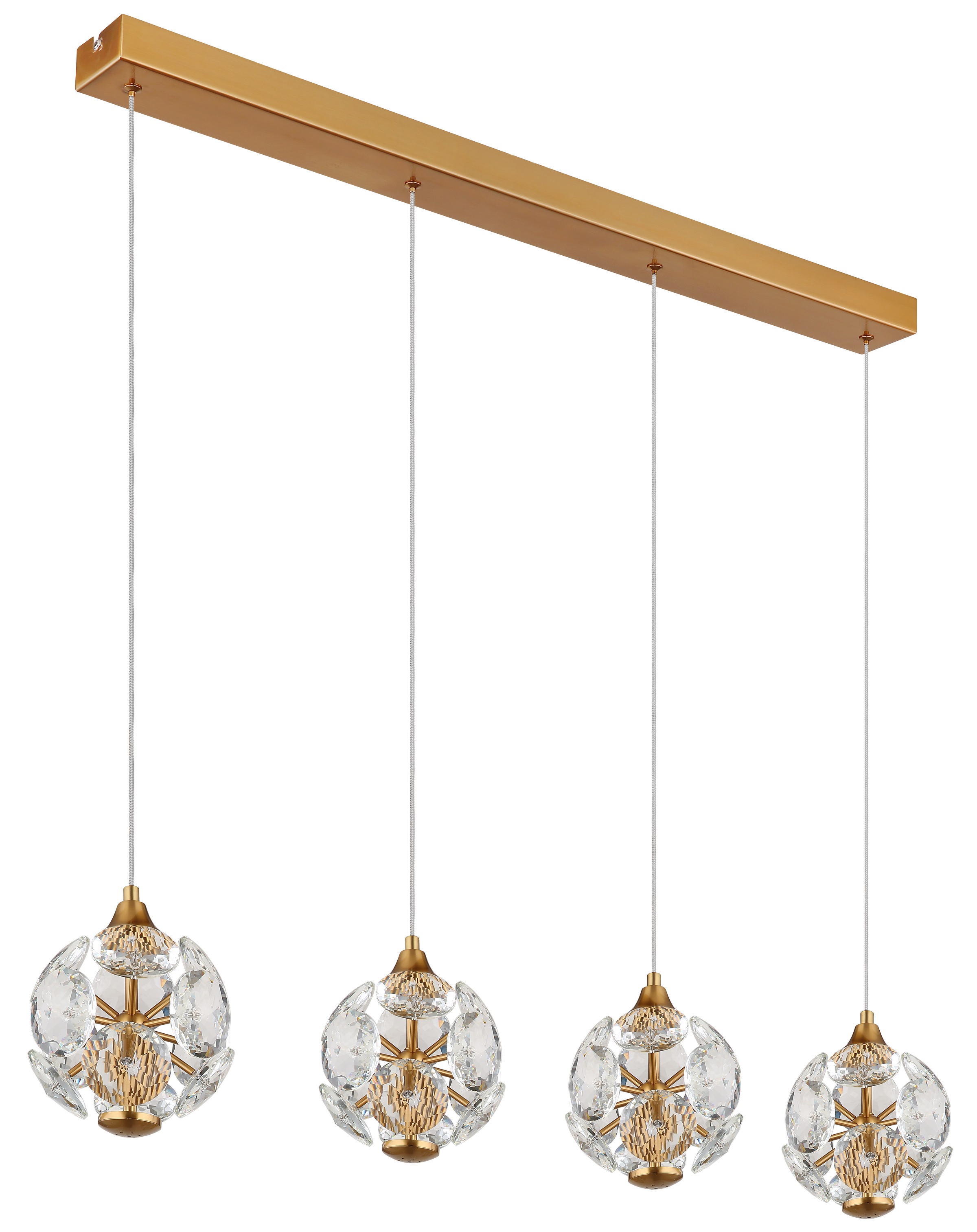 GLOBO LIGHTING LED Pendelleuchte »VIRINA« LED-Modul 1 Stk. Warmweiß Hängelampe/Hängeleuchte/Wohnzimmer/Esstisch/elegant