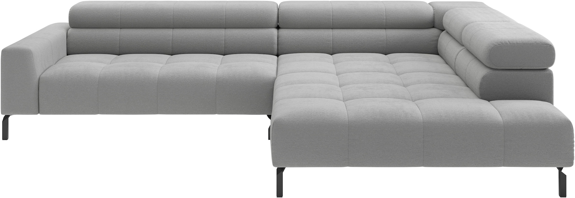 Home affaire Ecksofa "Claya, 311 cm breit, L-Form, inkl. Kopfteilverstellung" wahlweise elektrischer Sitzvorzug