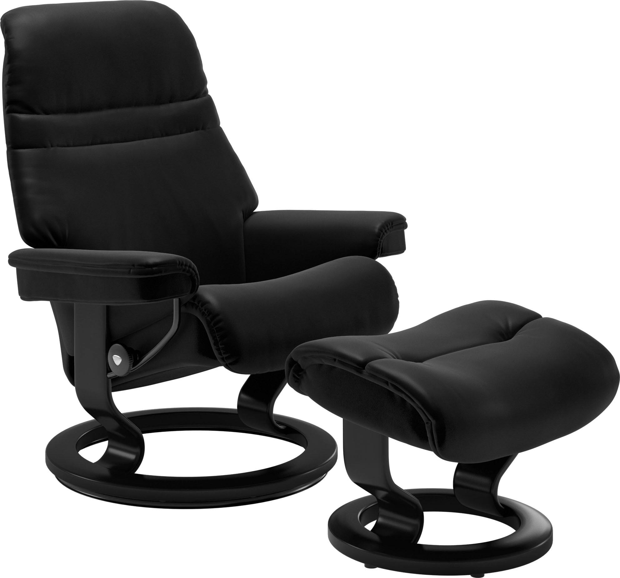 Stressless Fußhocker "Sunrise", mit Classic Base, Gestell Schwarz