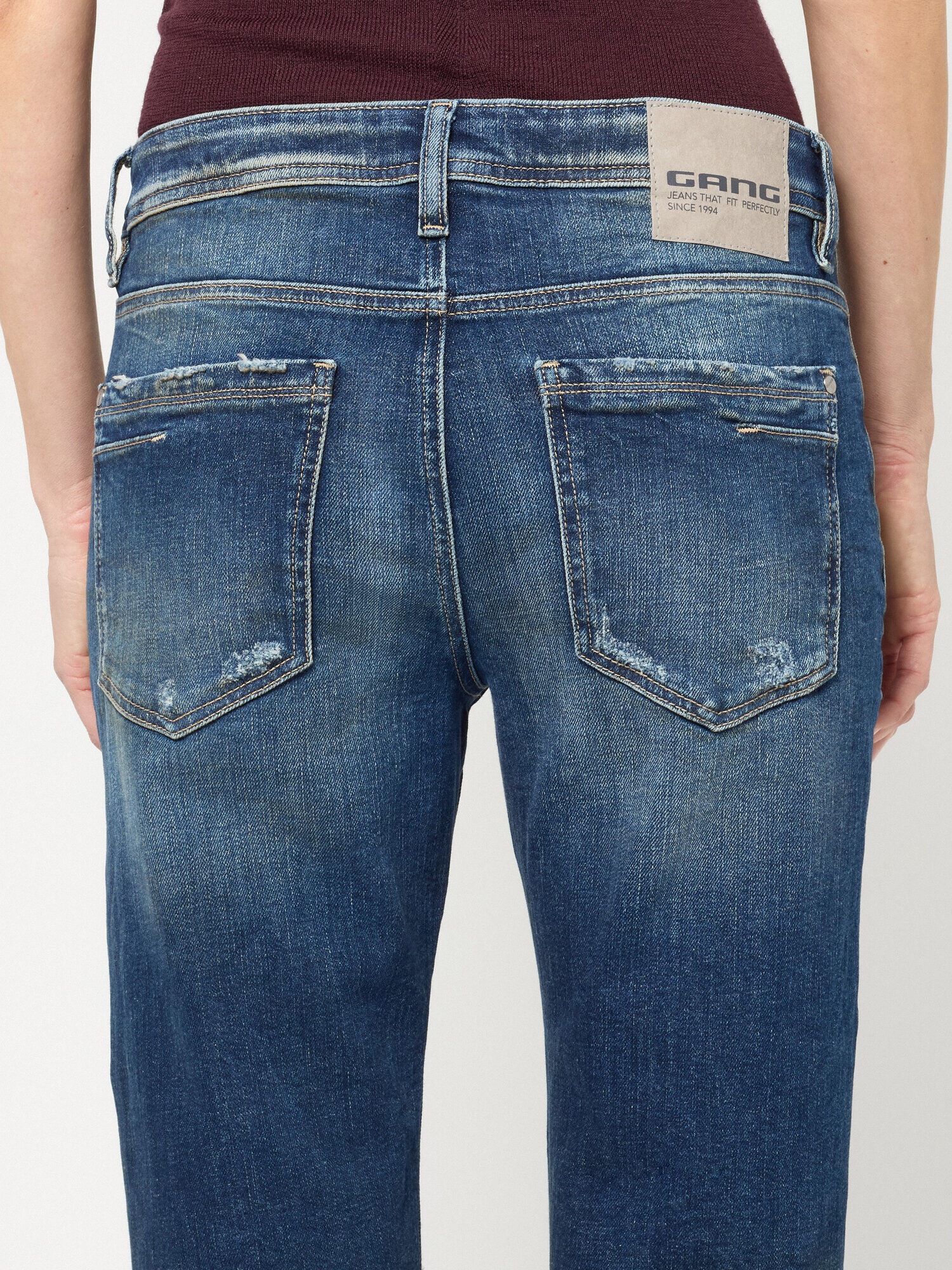 GANG Boyfriend-Jeans »94NICA WORKER« im androgynen Look