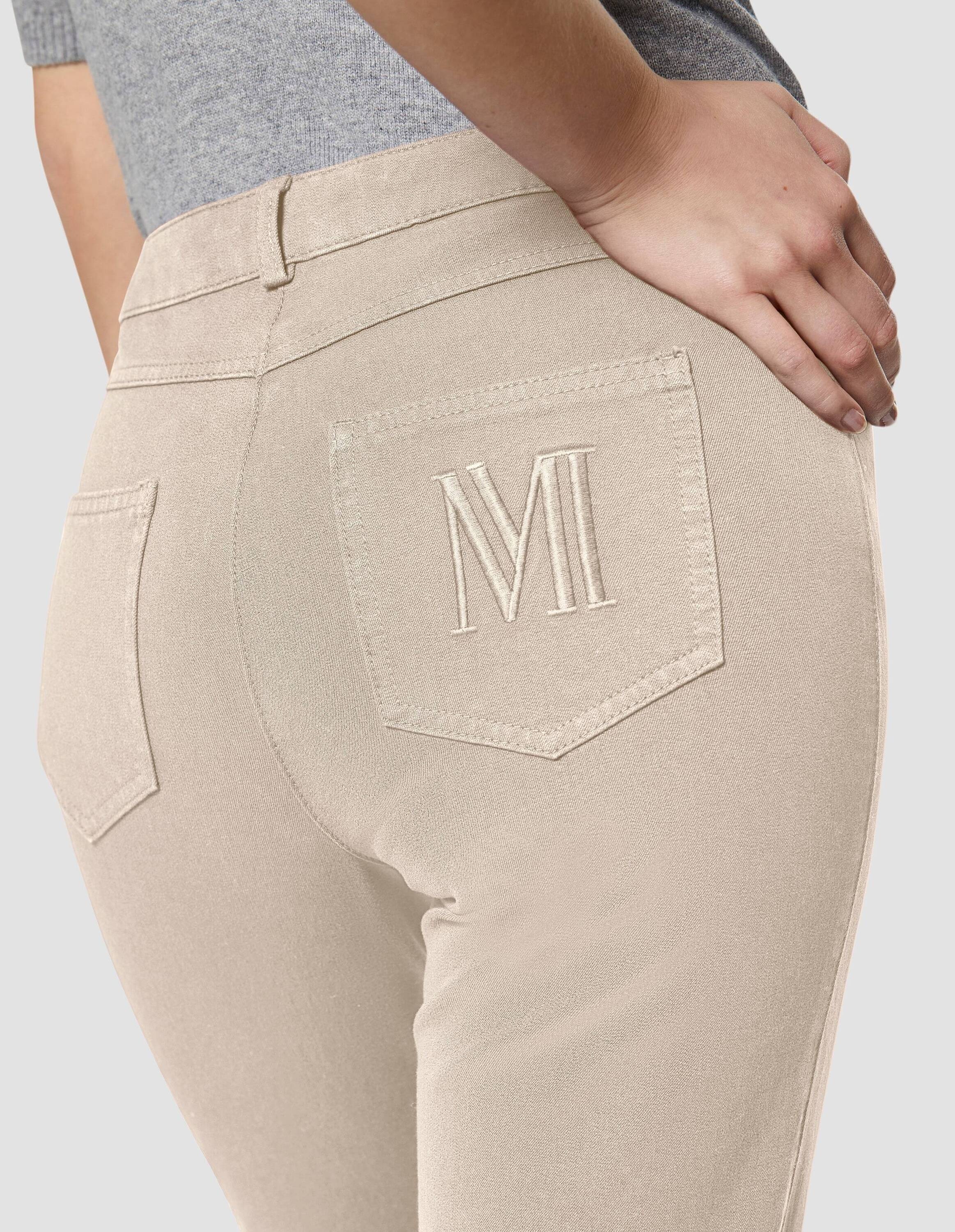 MADELEINE Regular-fit-Jeans »Jeans M-Jeans in gerader Form mit Logo-Stickerei«