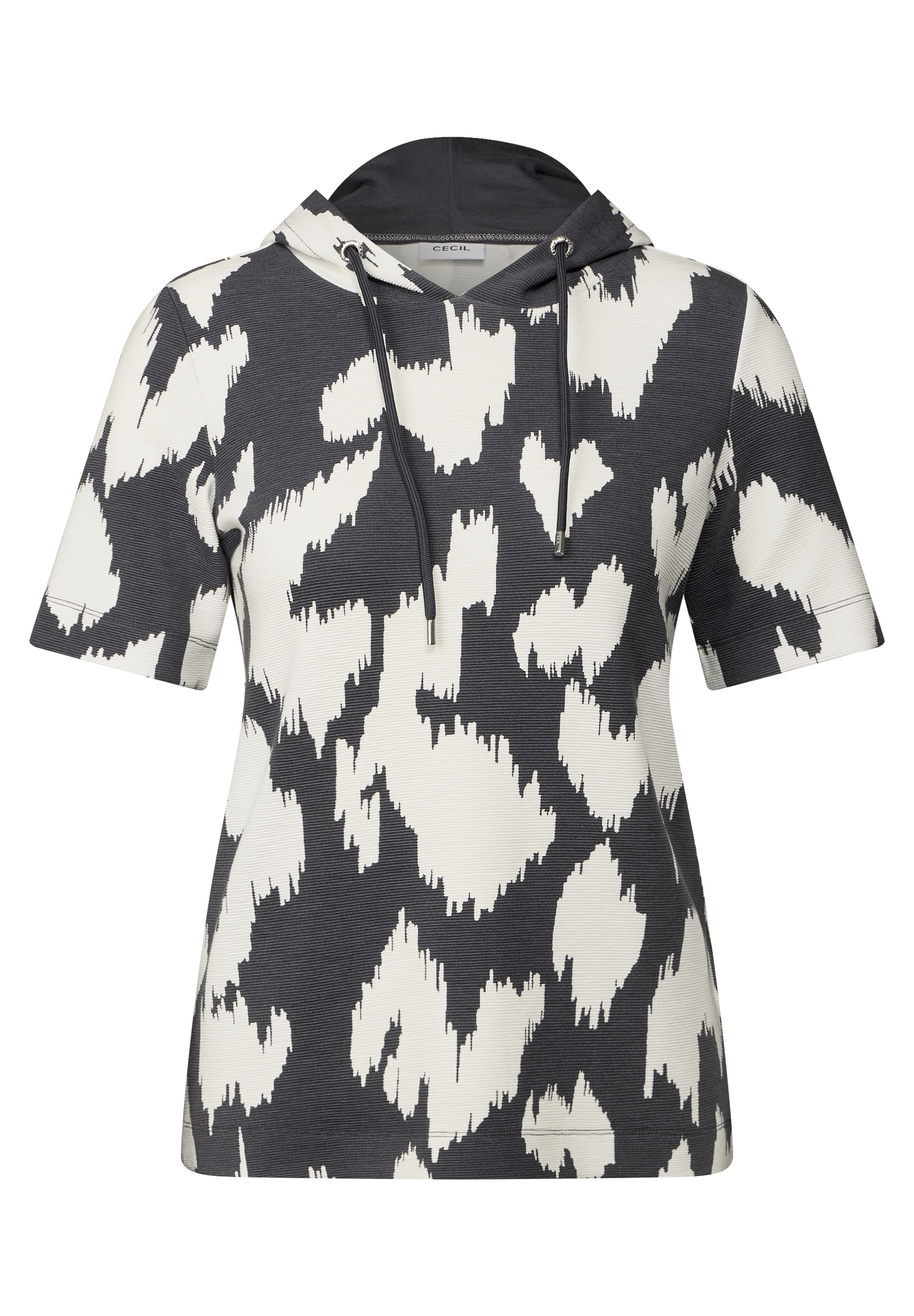Cecil Kapuzenshirt, mit grafischem Muster