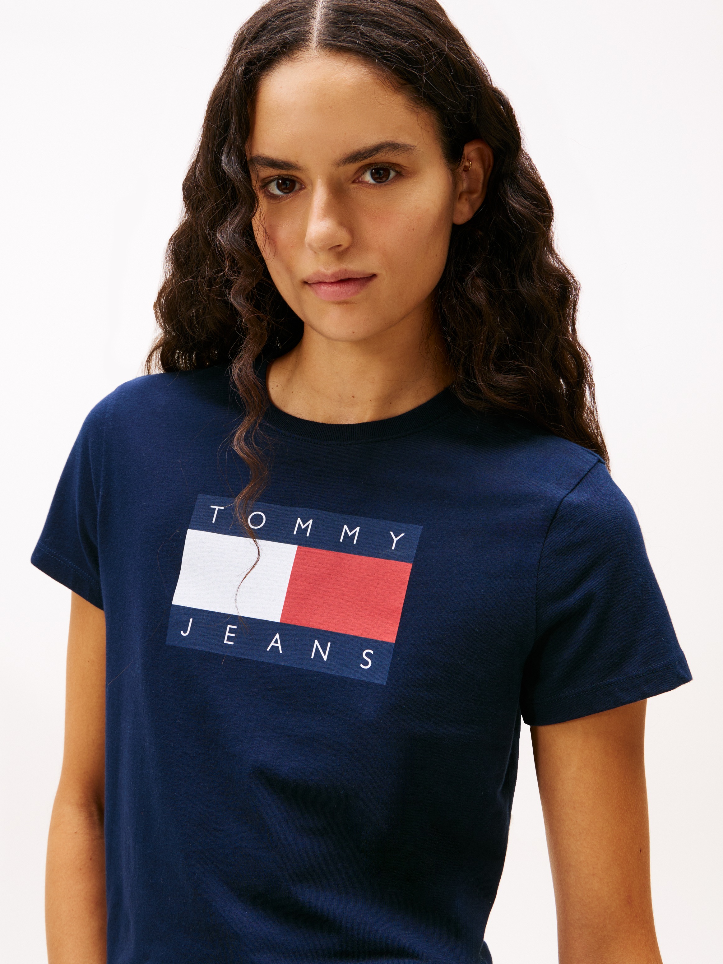 Tommy Jeans Kurzarmshirt "TJW REG TJ FLAG SS TEE" günstig online kaufen