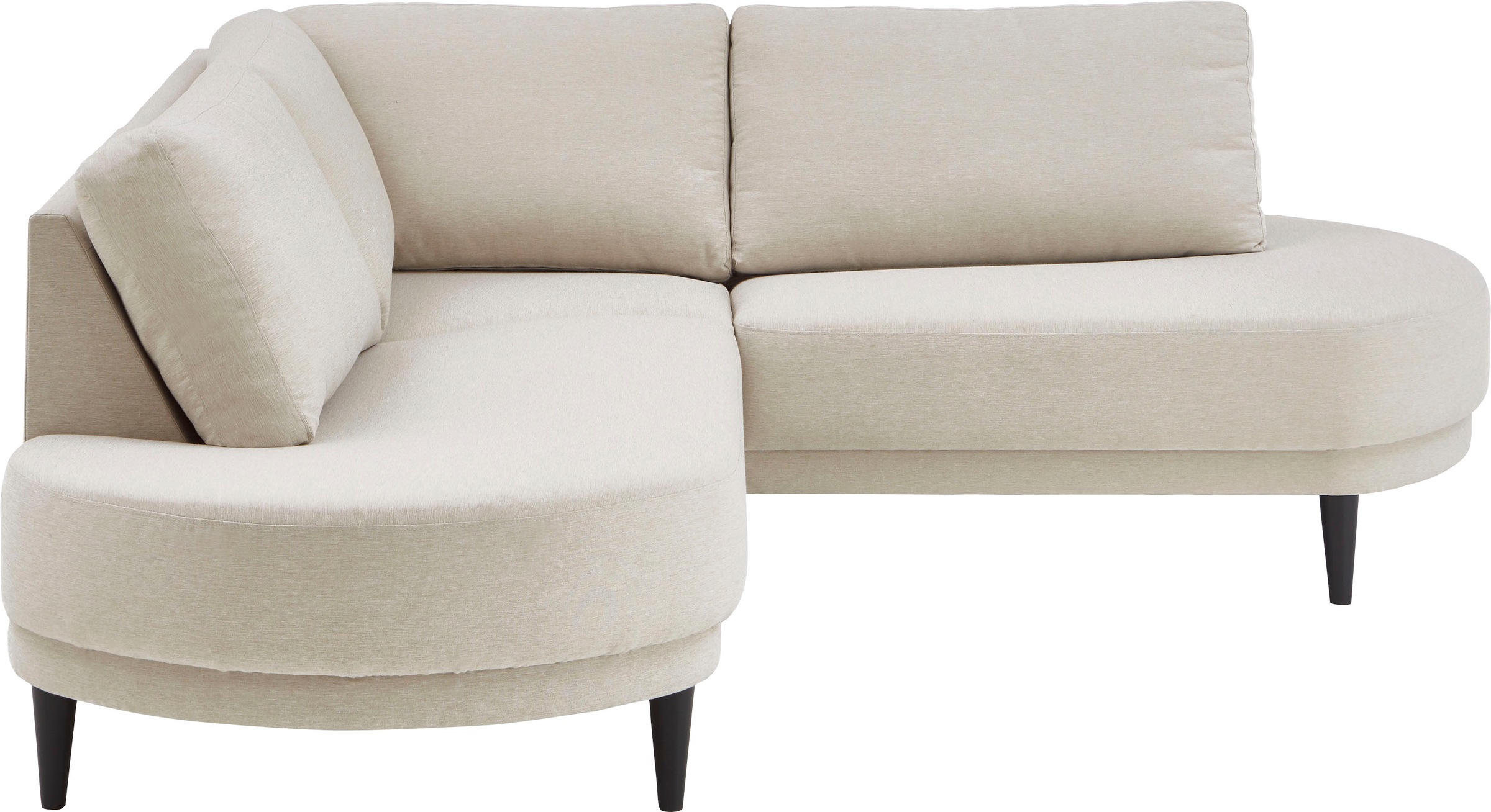 Thumbnail - ATLANTIC home collection Ecksofa "Ronny L-Form", mit Wellenunterfederung, organische Formsprache, organisches Sofa