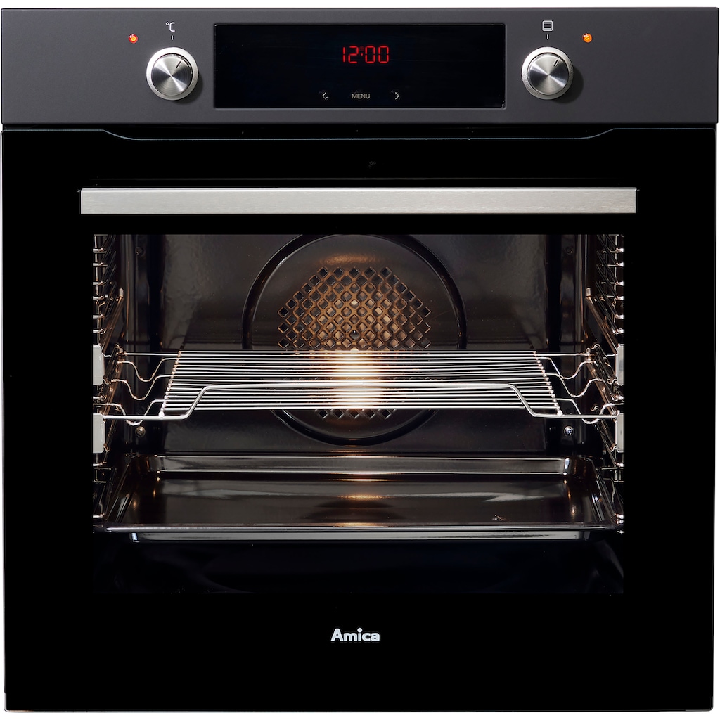 Amica Backofen-Set »BOXI 955 000 E«, BOXI 955 000 SM, mit 2-fach-Teleskopauszug