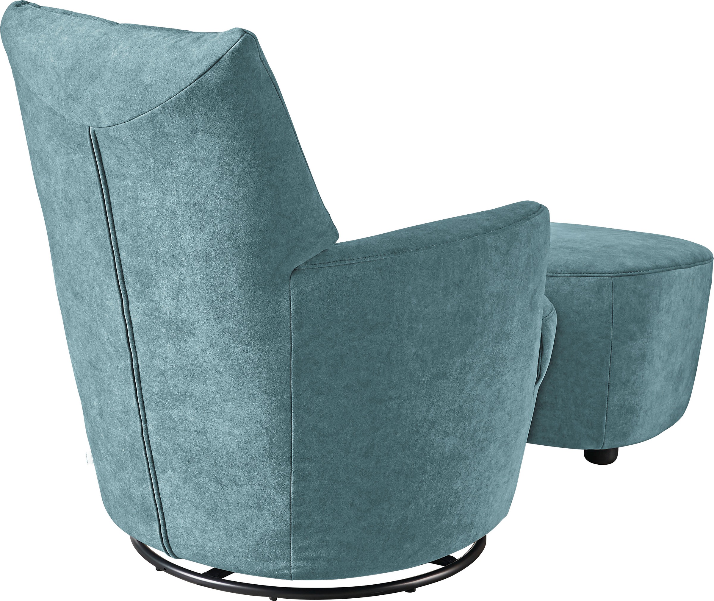 set one by Musterring Relaxsessel »SO 1450«, (Set), mit Dreh- und Wippfunktion, inklusive Hocker