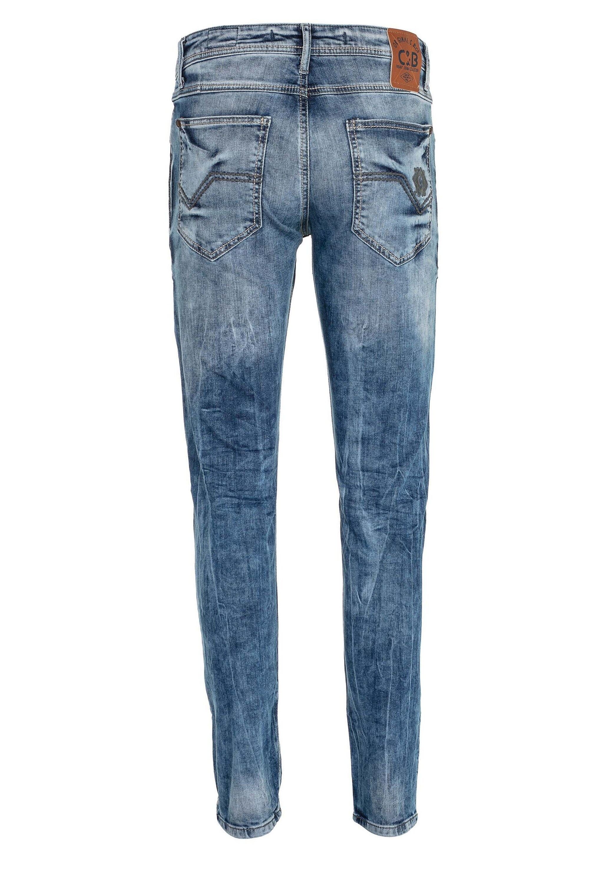 Cipo & Baxx CD-319 Men Straight Fit Jeans Blue 30/32 3