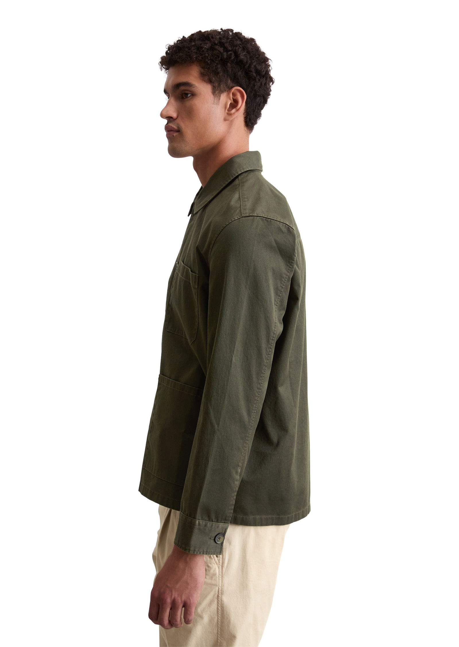 Marc O'Polo Kurzjacke »aus hochwertigem Coated-Twill«, ohne Kapuze