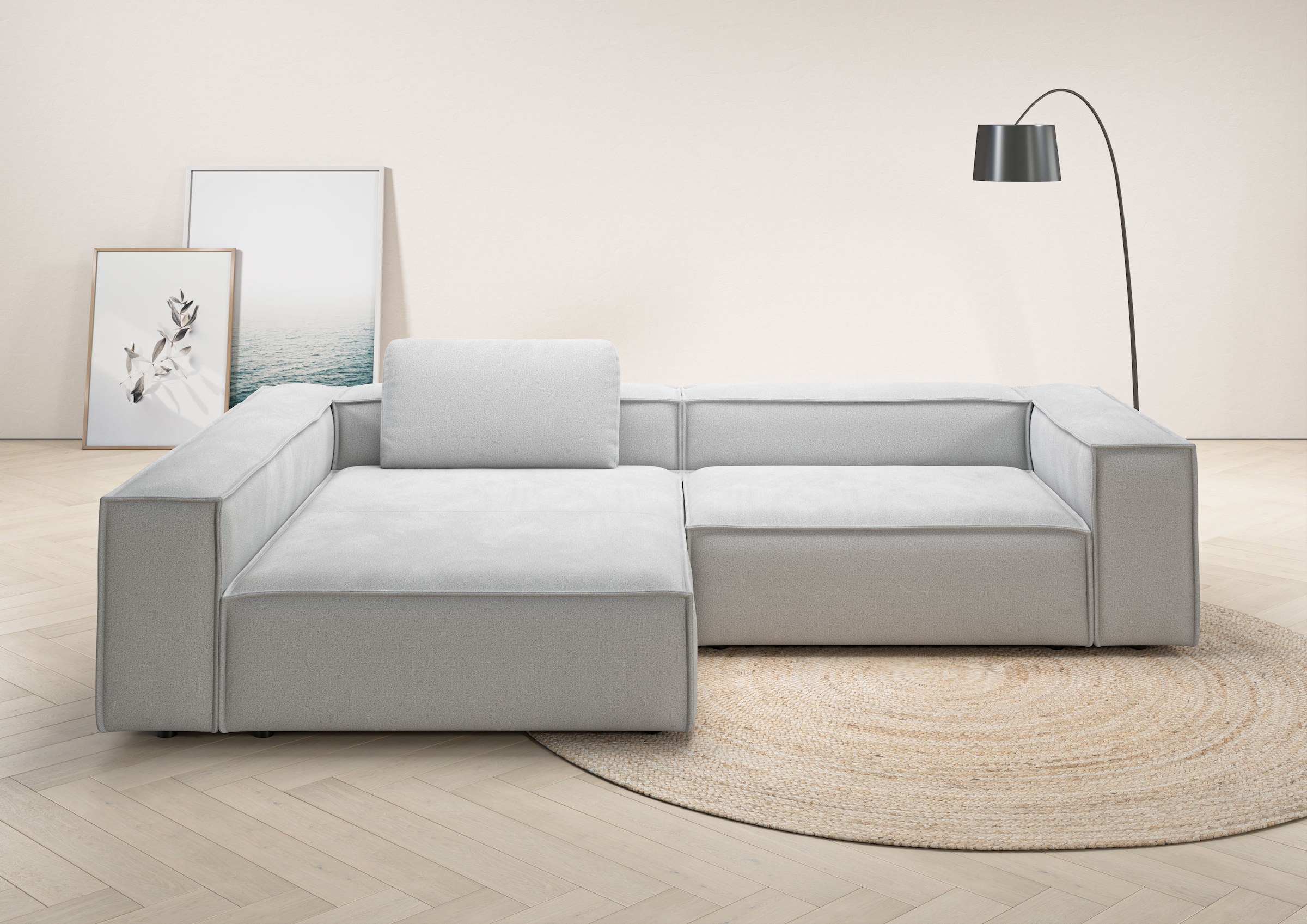 PLACES OF STYLE Ecksofa "Watertown, moderne XXL L-Form, 306 cm breit" Komfo günstig online kaufen