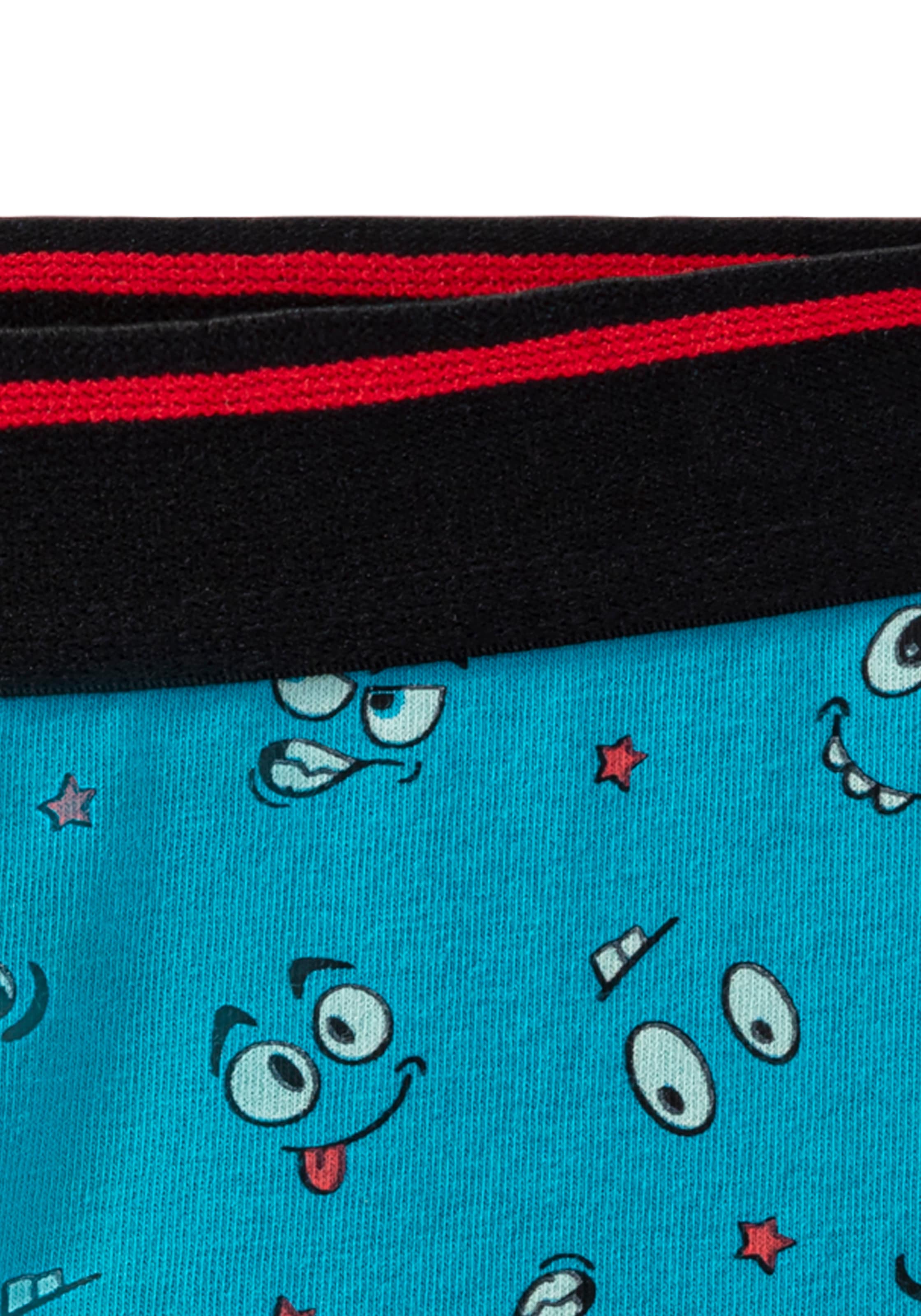 AUTHENTIC LE JOGGER Boxer »Boxershorts für Jungen« Packung, 3 Stk. mit witzigen Print