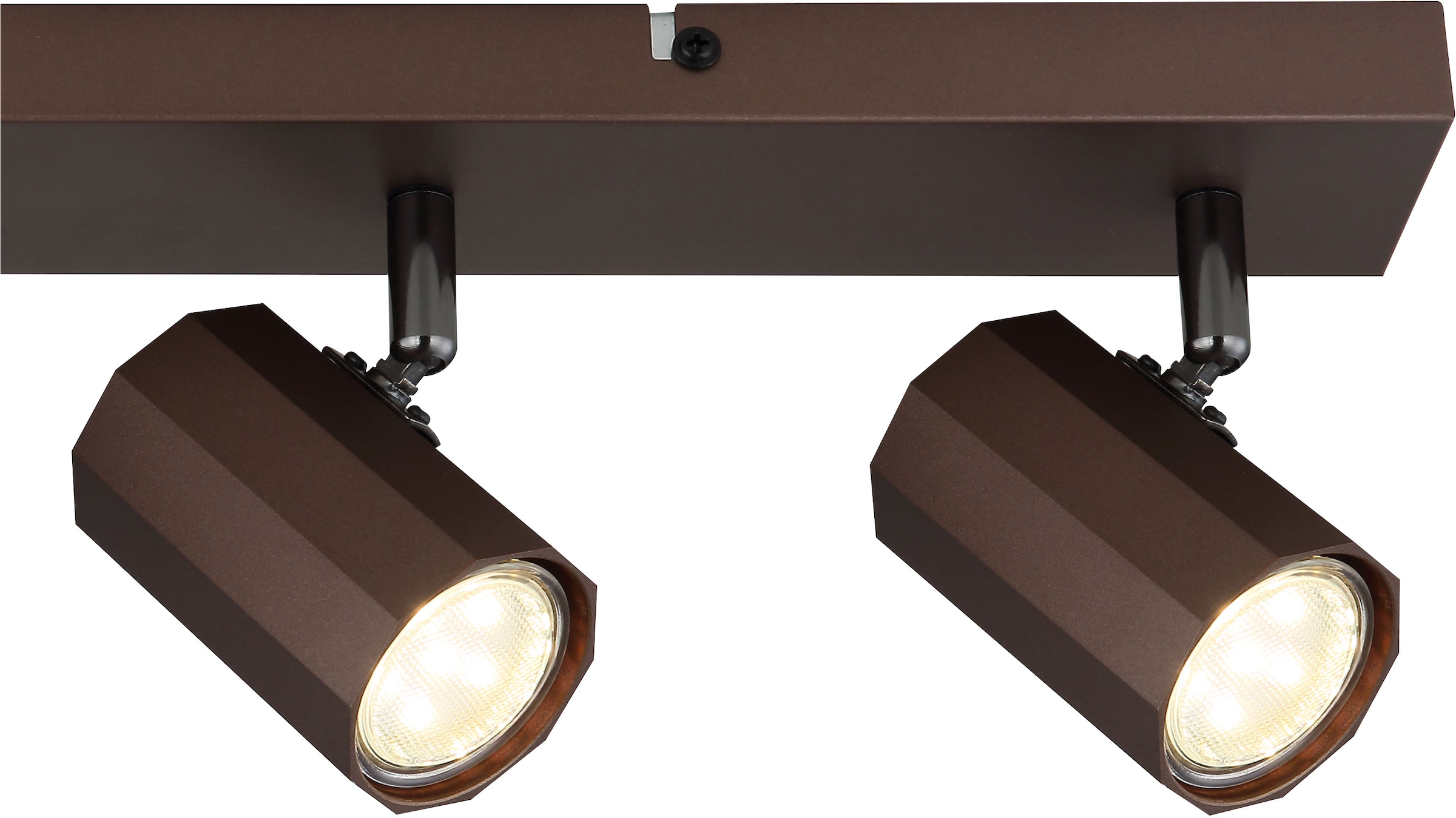 GLOBO LIGHTING Deckenstrahler »JAMES«, Leuchtmittel GU10 | ohne Leuchtmittel, Deckenspot/bronzefarben/Wohnzimmer/Flur/Schlafzimmer