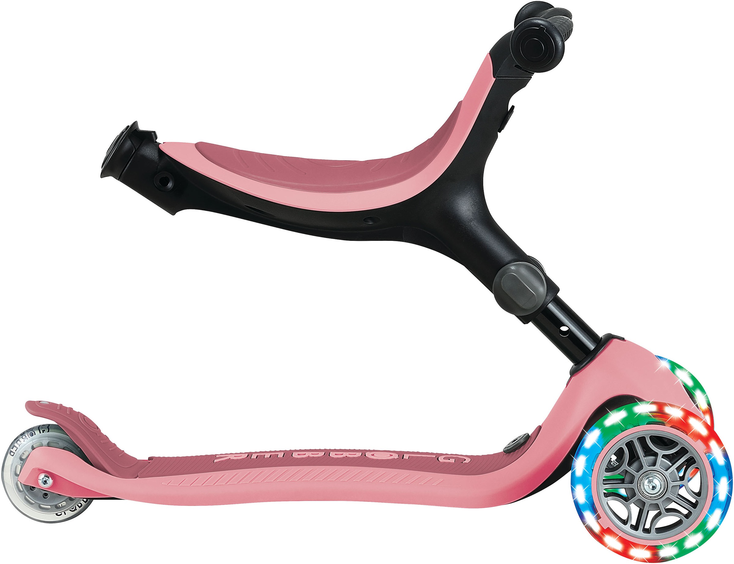 Globber Tretroller »GO-UP ACTIVE LIGHTS 360, mit Leuchtrollen« Aufsitzrad, Laufrad und Scooter