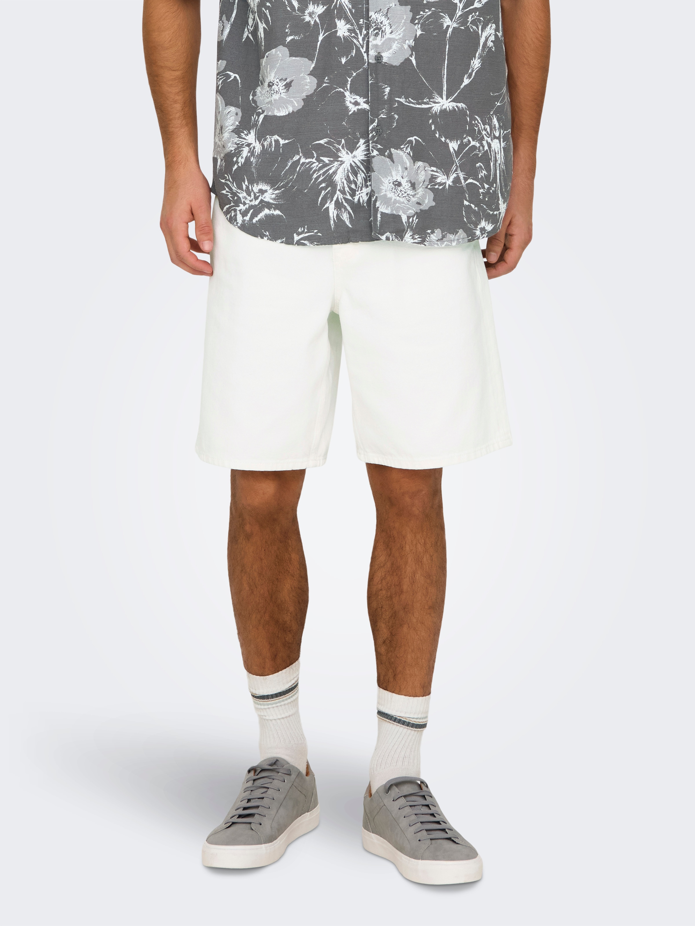 ONLY & SONS ONLY & SONS Šortai »ONSFADE LOOSE WHIT...