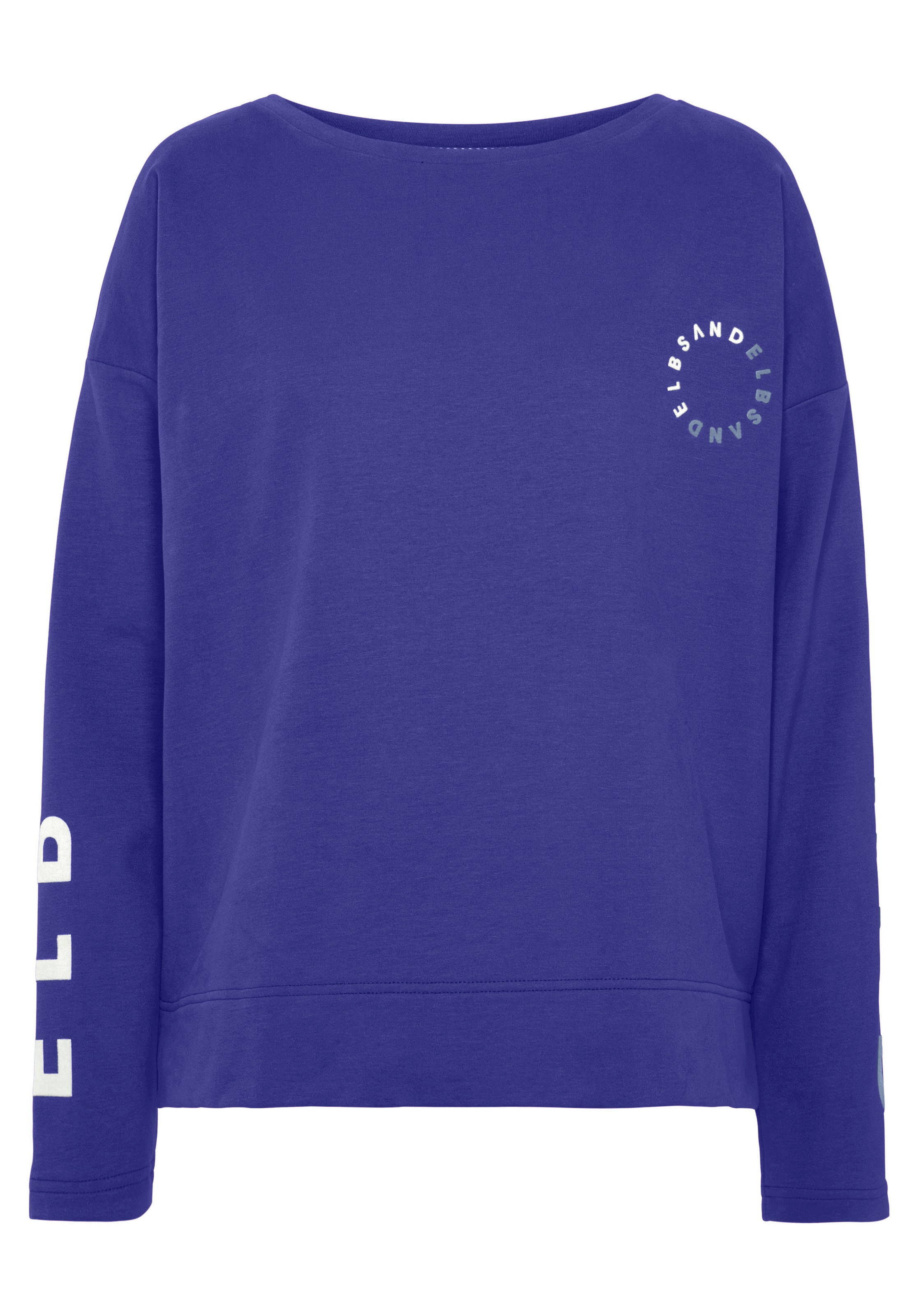 Elbsand Sweatshirt "Anvor", mit Logoprints auf den Ärmeln, sportlich-casual günstig online kaufen