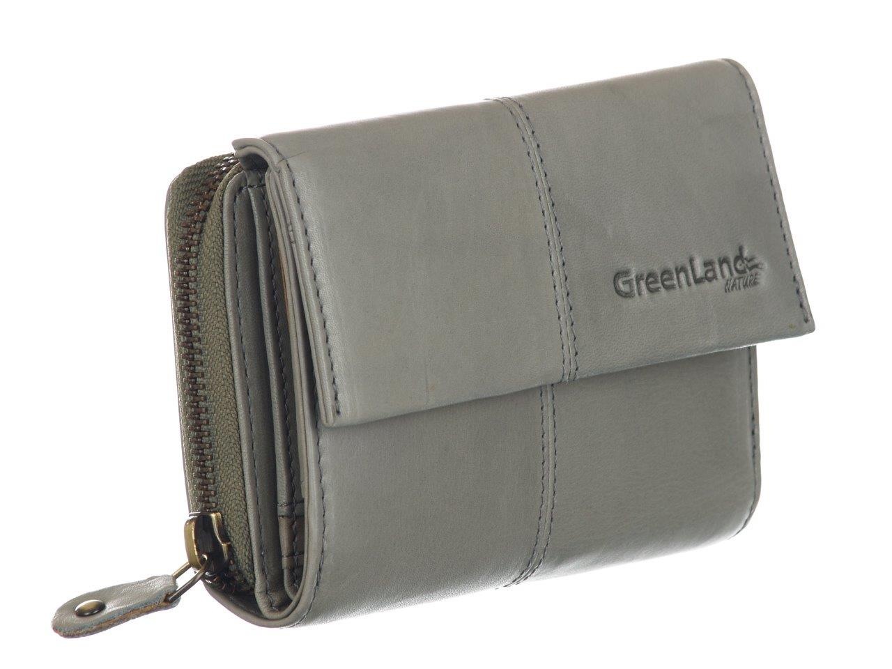 Thumbnail - GreenLand Nature Geldbörse Reißverschlussbörse, Damenbörse, Portemonnaie
