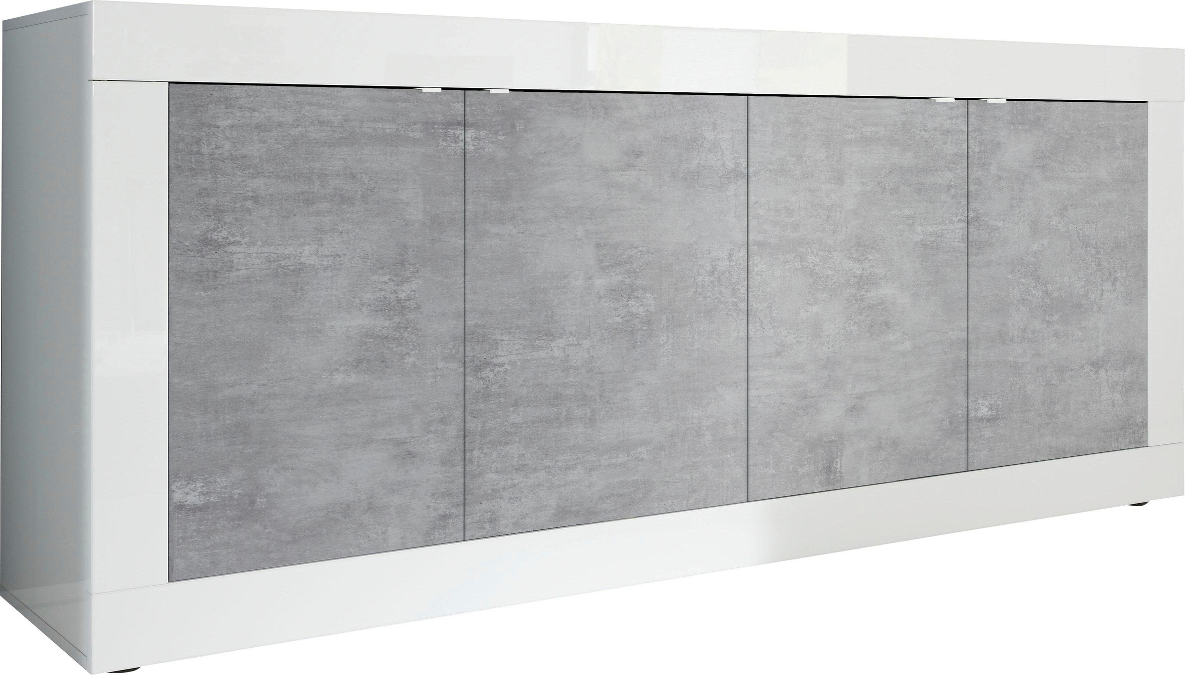 INOSIGN Sideboard "Basic Breite 207 cm, Kommode 4 Türen, Anrichte,", Metall günstig online kaufen