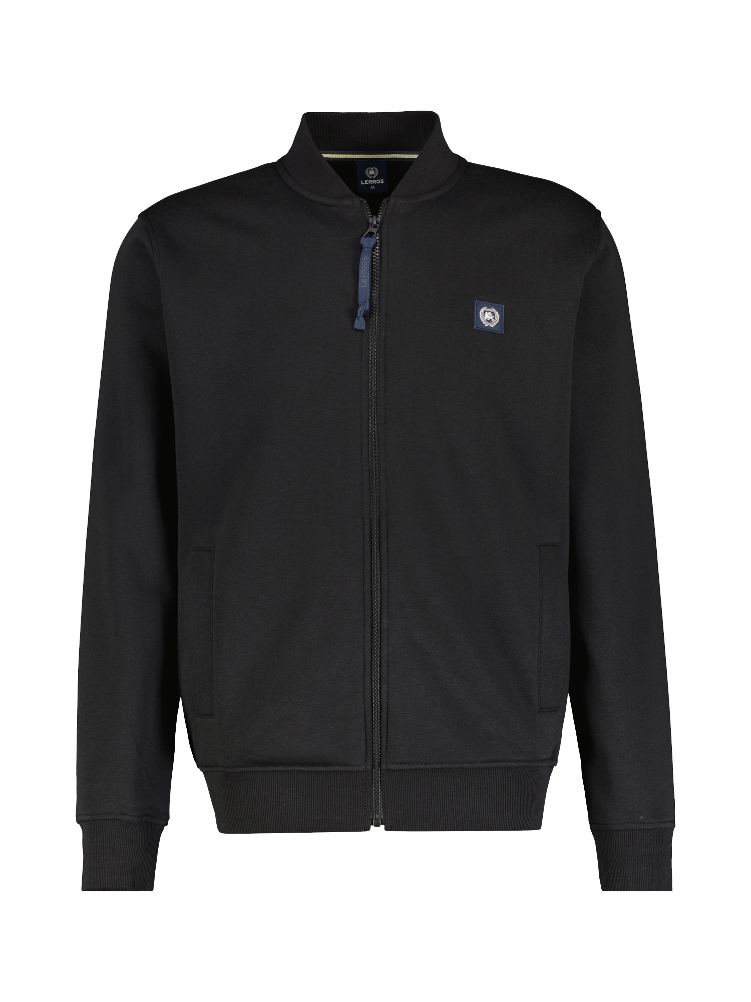 LERROS Sweatjacke "LERROS Sweatjacke mit Collegekragen"