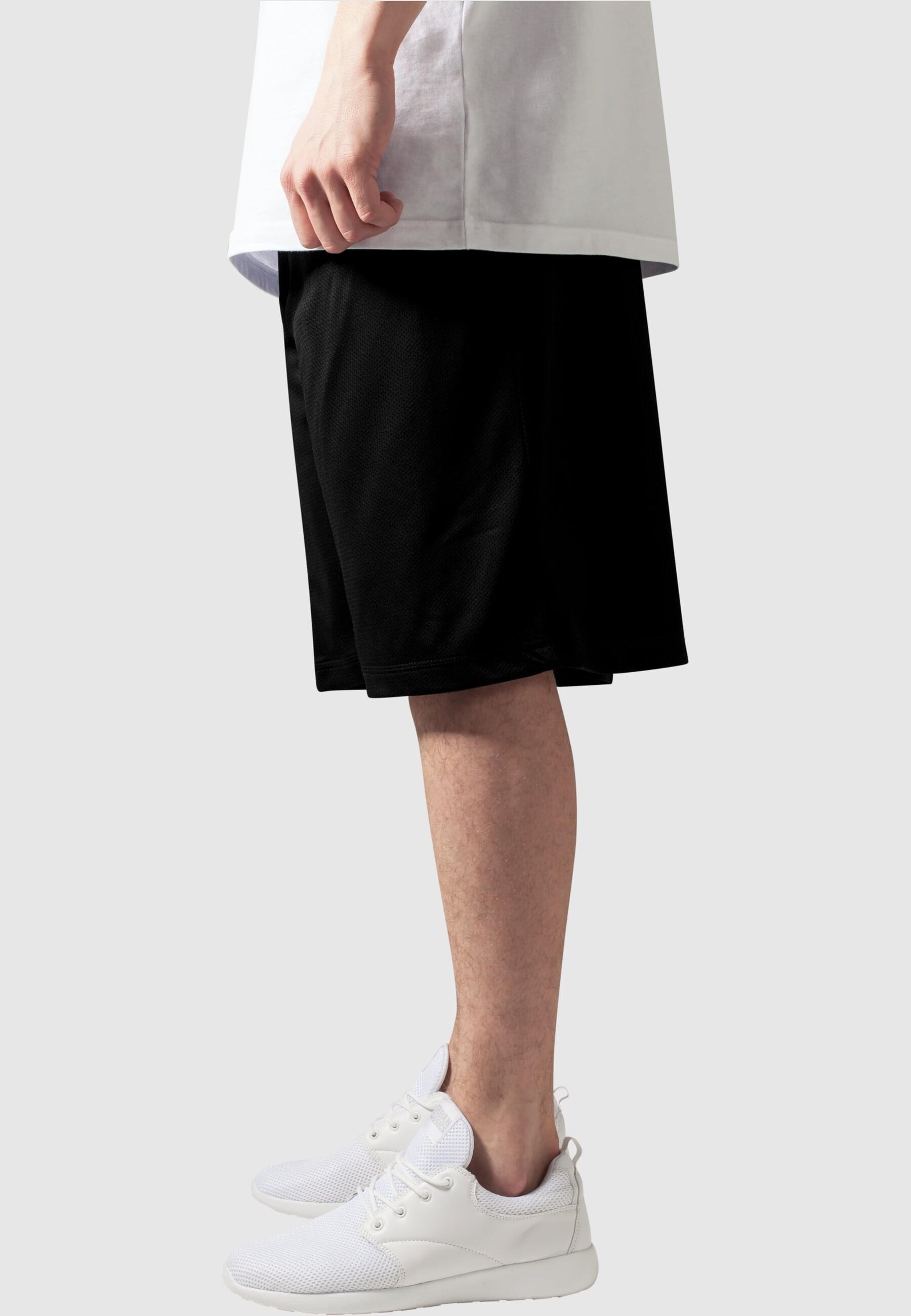 URBAN CLASSICS Stoffhose »Urban Classics Herren Bball Mesh Shorts«, (1 tlg.)