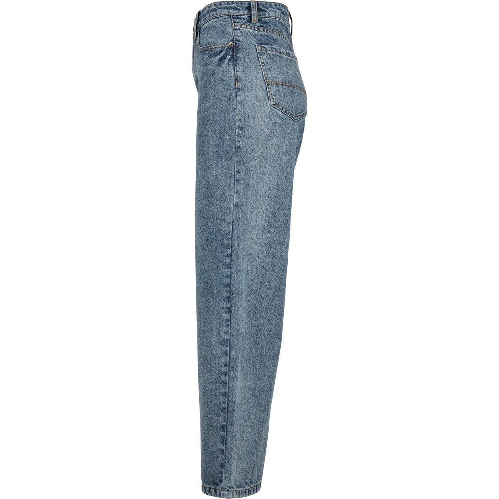 URBAN CLASSICS Bequeme Jeans »Urban Classics Damen Ladies High Waist 90´S Wide Leg Denim Pants«, (1 tlg.)