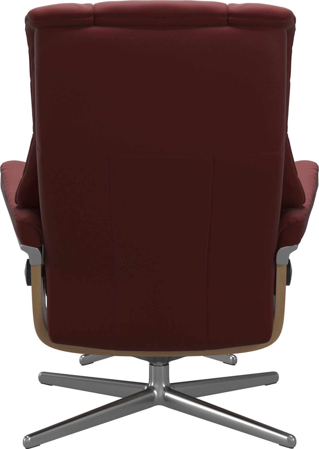 Thumbnail - Stressless "Mayfair" Set, Relaxsessel mit Hocker, mit Hocker, mit Cross Base, Größe S, M & L, Holzakzent Eiche