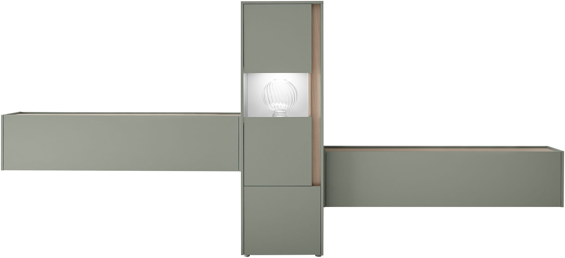 Home affaire Wohnwand »City/Giron, moderne Anbauwand, Komplettset in vielen Farben verfügbar« Set, 3 Stk. tlg.