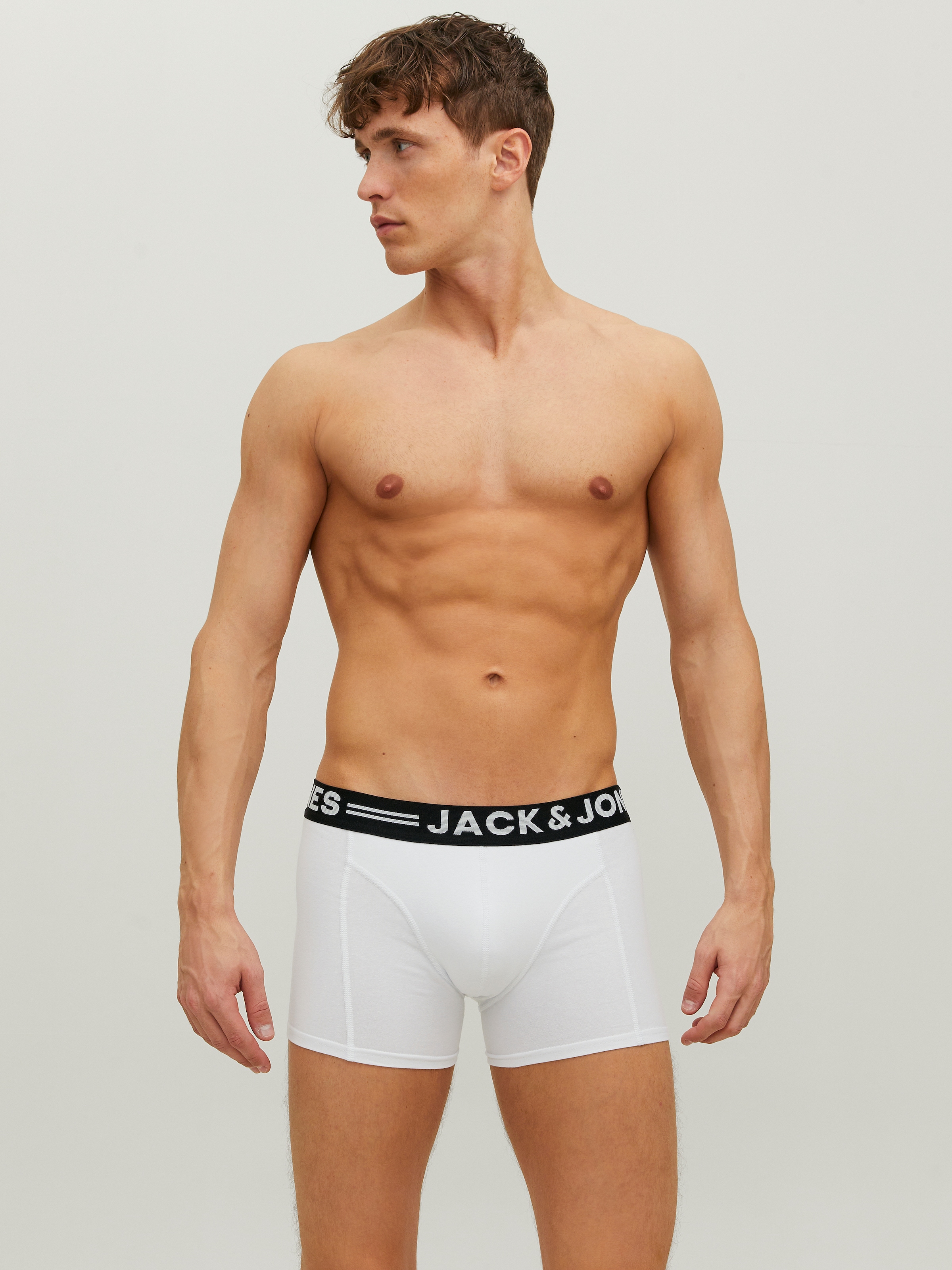 Jack & Jones Trunk »SENSE TRUNKS 3-PACK NOOS« Packung, 3er-Pack, 3 Stk. mit Logobund