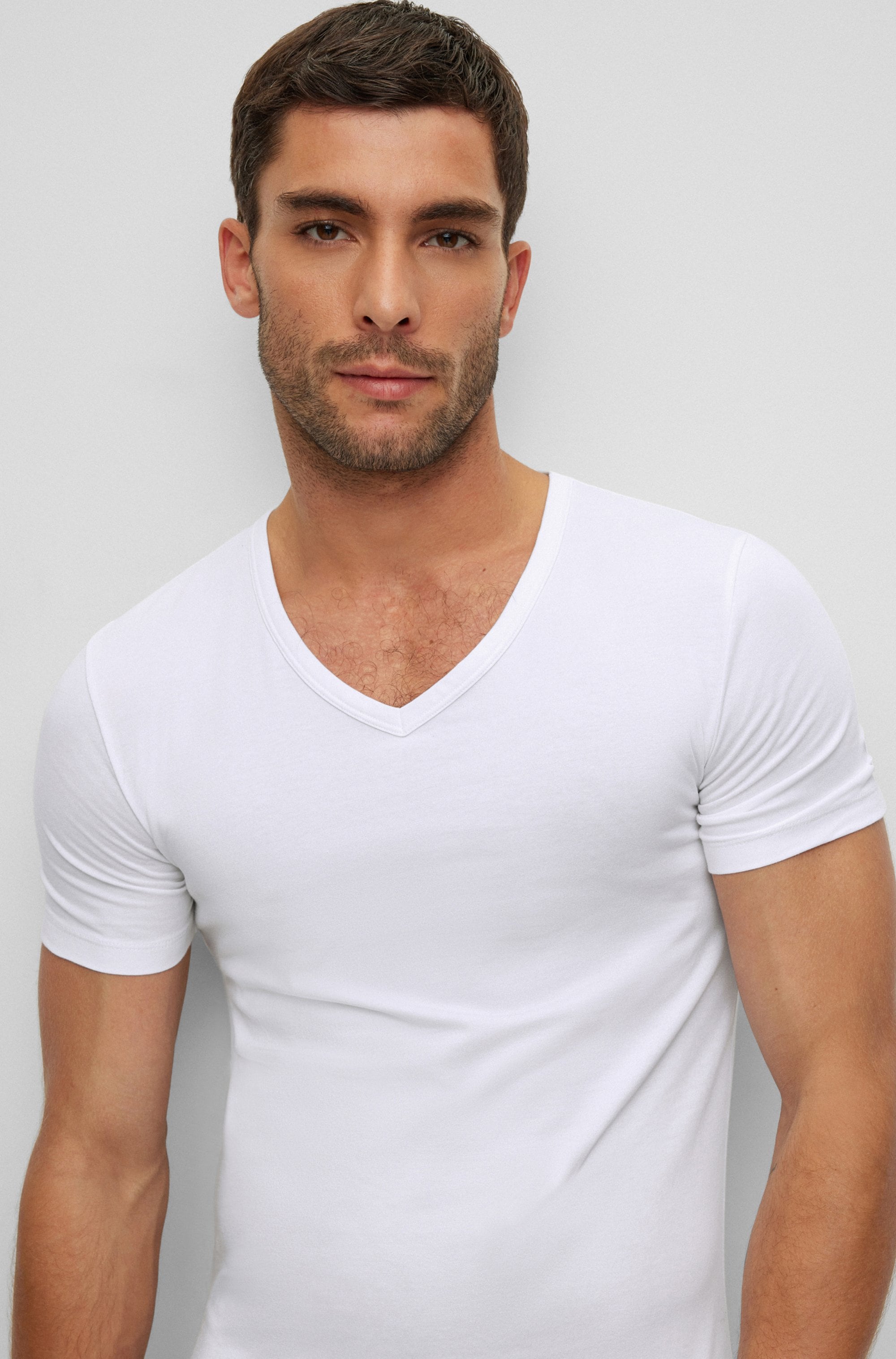 BOSS T-Shirt »TSHIRTVN 2P MODERN«, (Packung, 2 tlg., 2er)