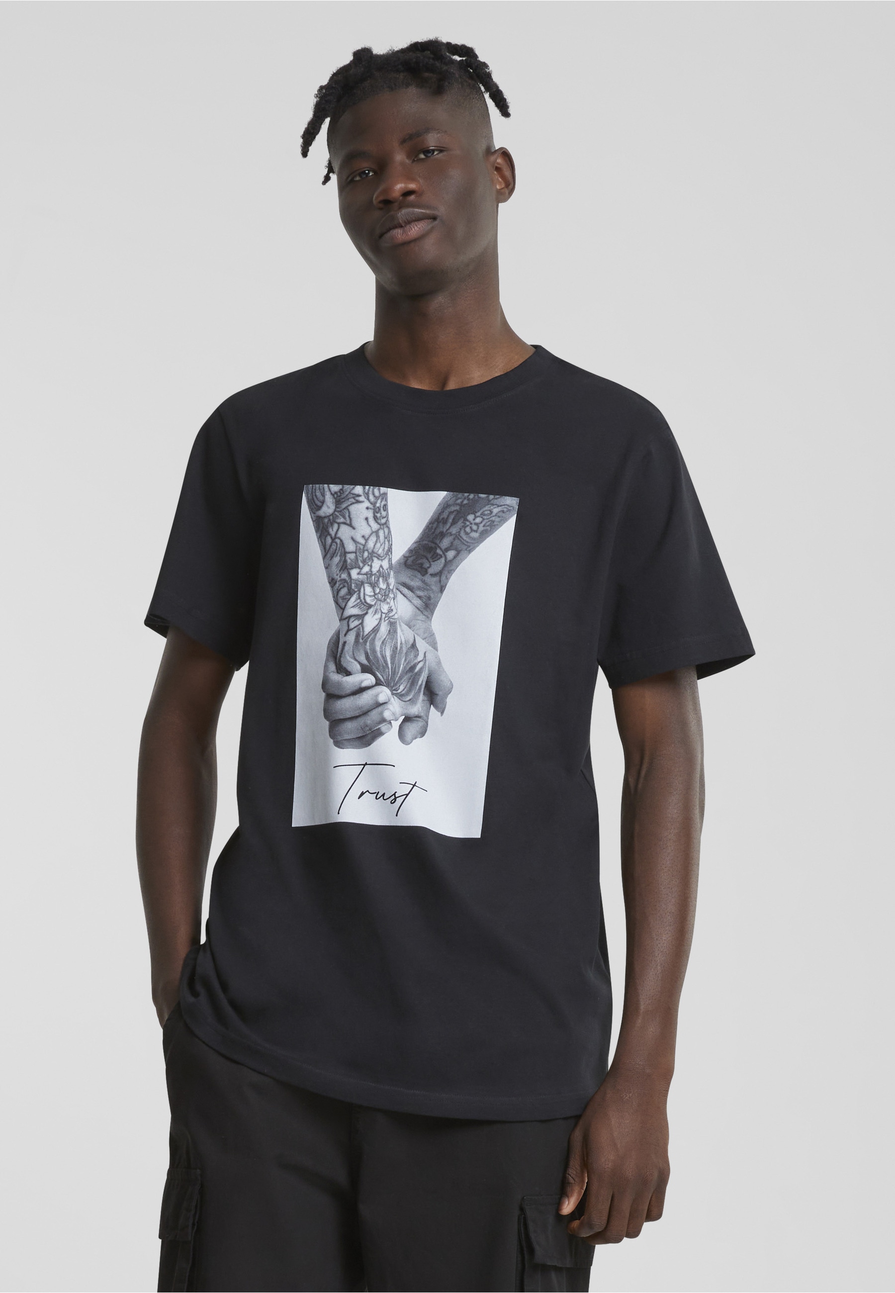 MisterTee Kurzarmshirt »MisterTee Herren Trust 2.0 Tee« 1 Stk.