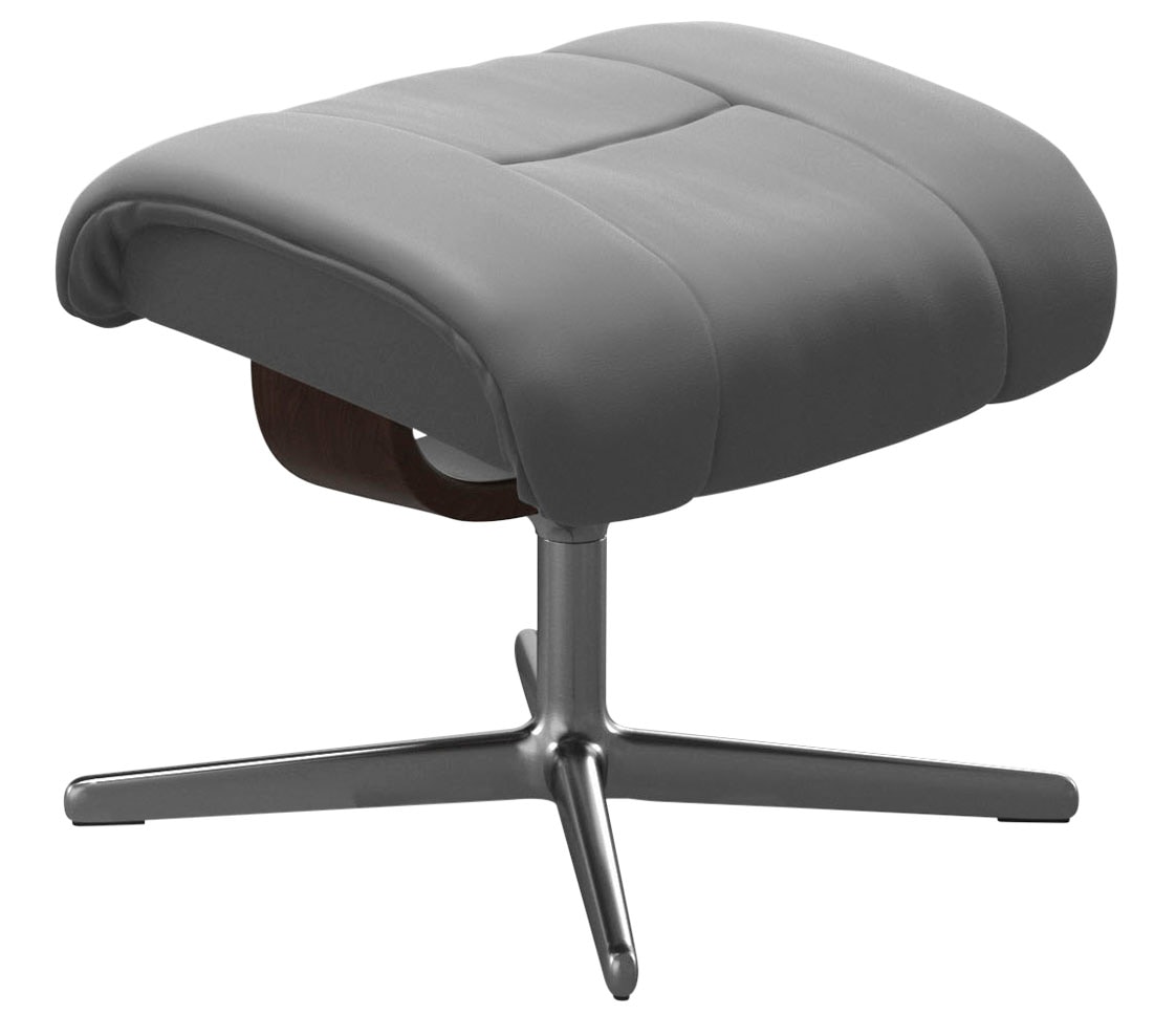 Stressless® Fußhocker »Reno«, mit Cross Base, Größe S, M & L, Holzakzent Braun