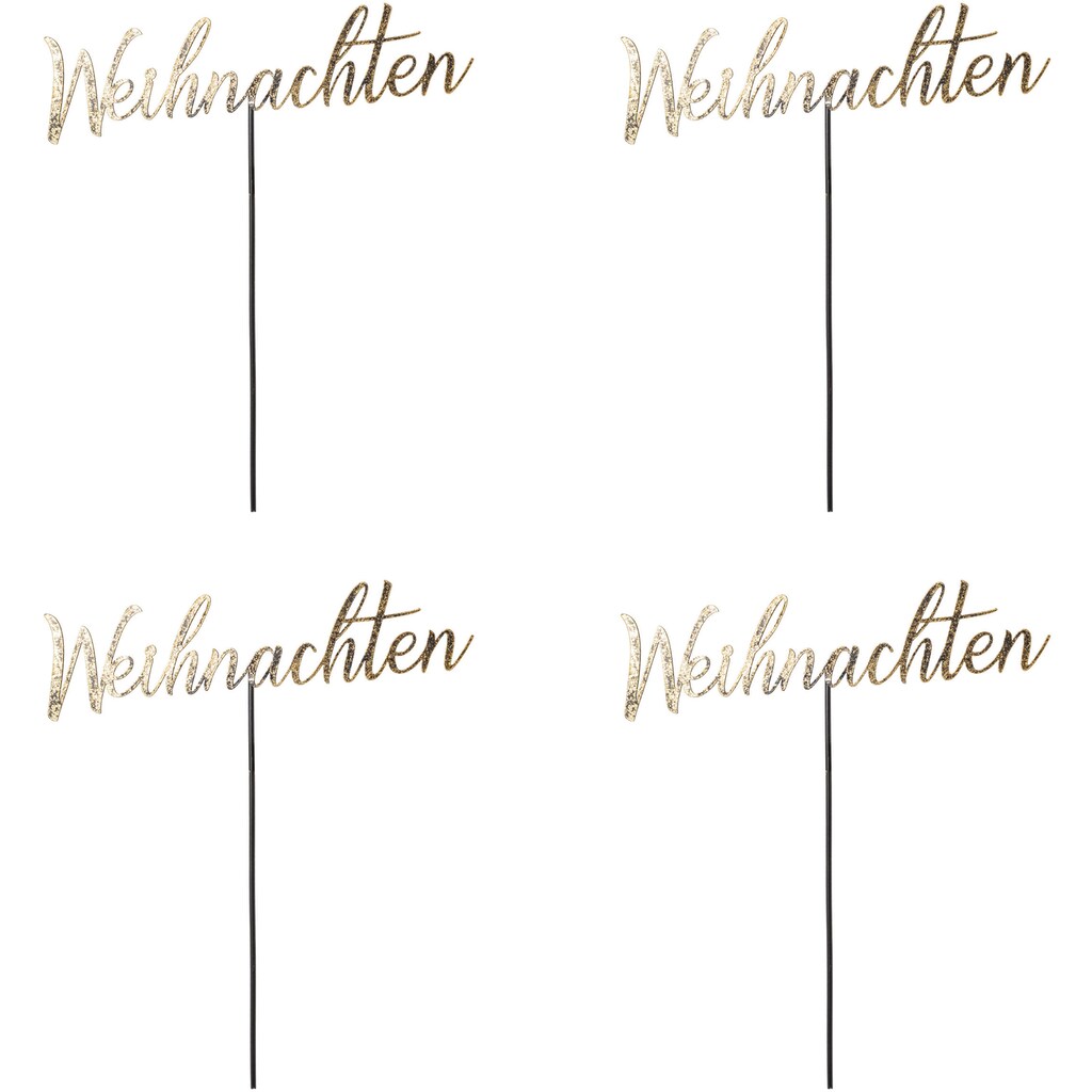 Creativ deco Deko-Schriftzug »Weihnachtsdeko«