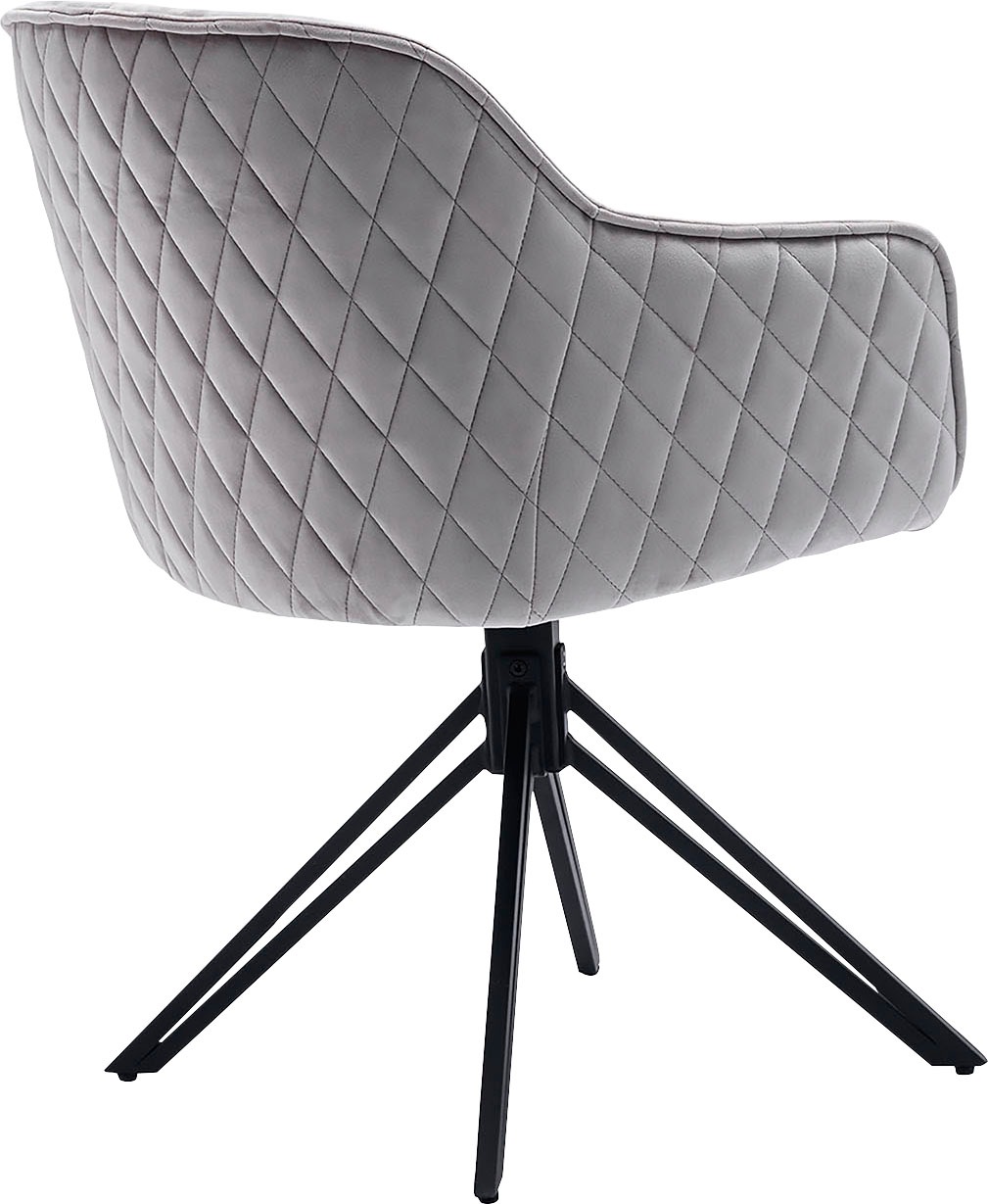 SalesFever | Samtoptik, kaufen Armlehnstuhl, mit 360° Drehfunktion BAUR
