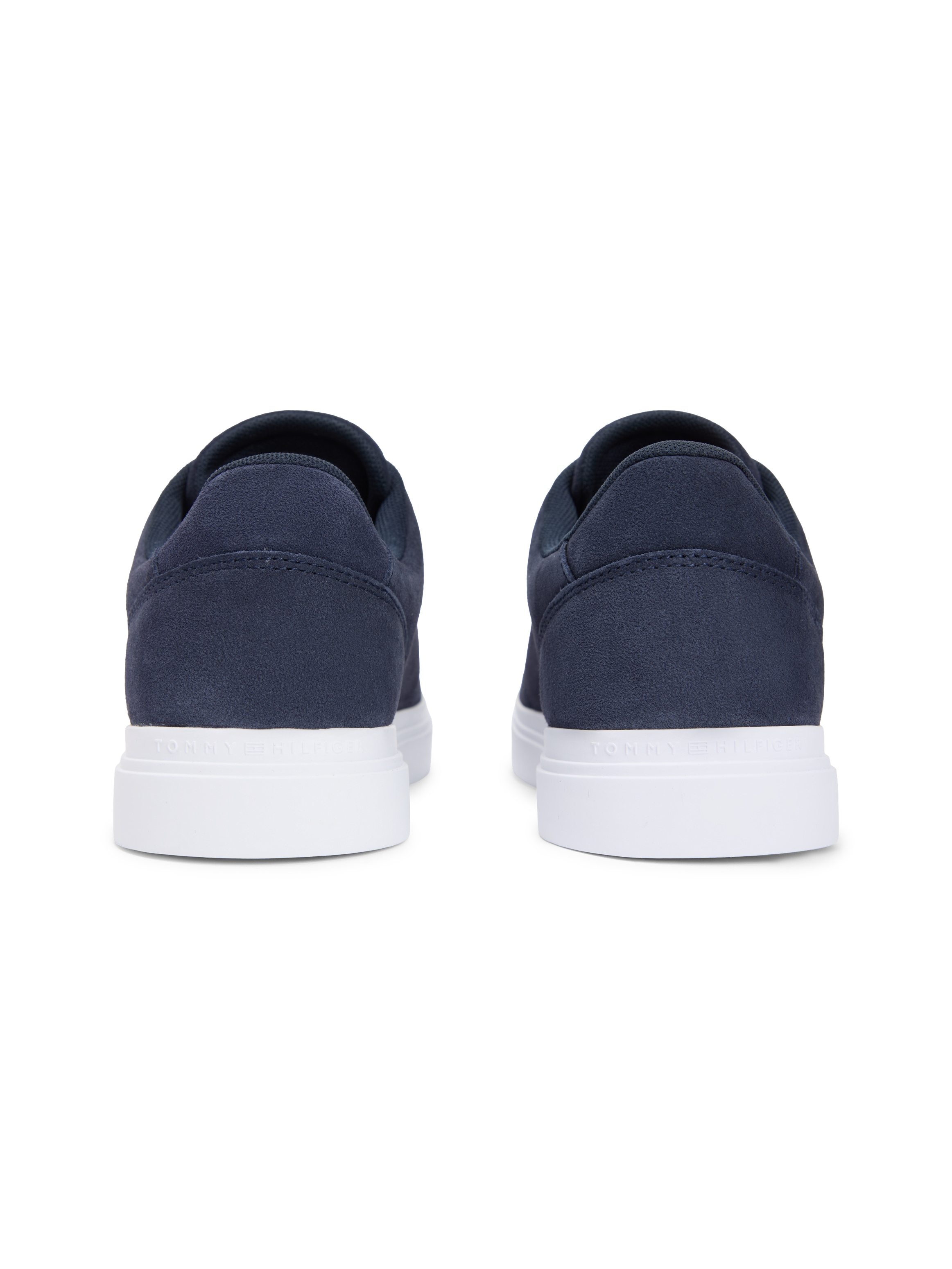 Tommy Hilfiger Plateausneaker »TH FEMININE CUPSOLE SUEDE«  Freizeitschuh, Halbschuh, Schnürer mit Logoschriftzügen