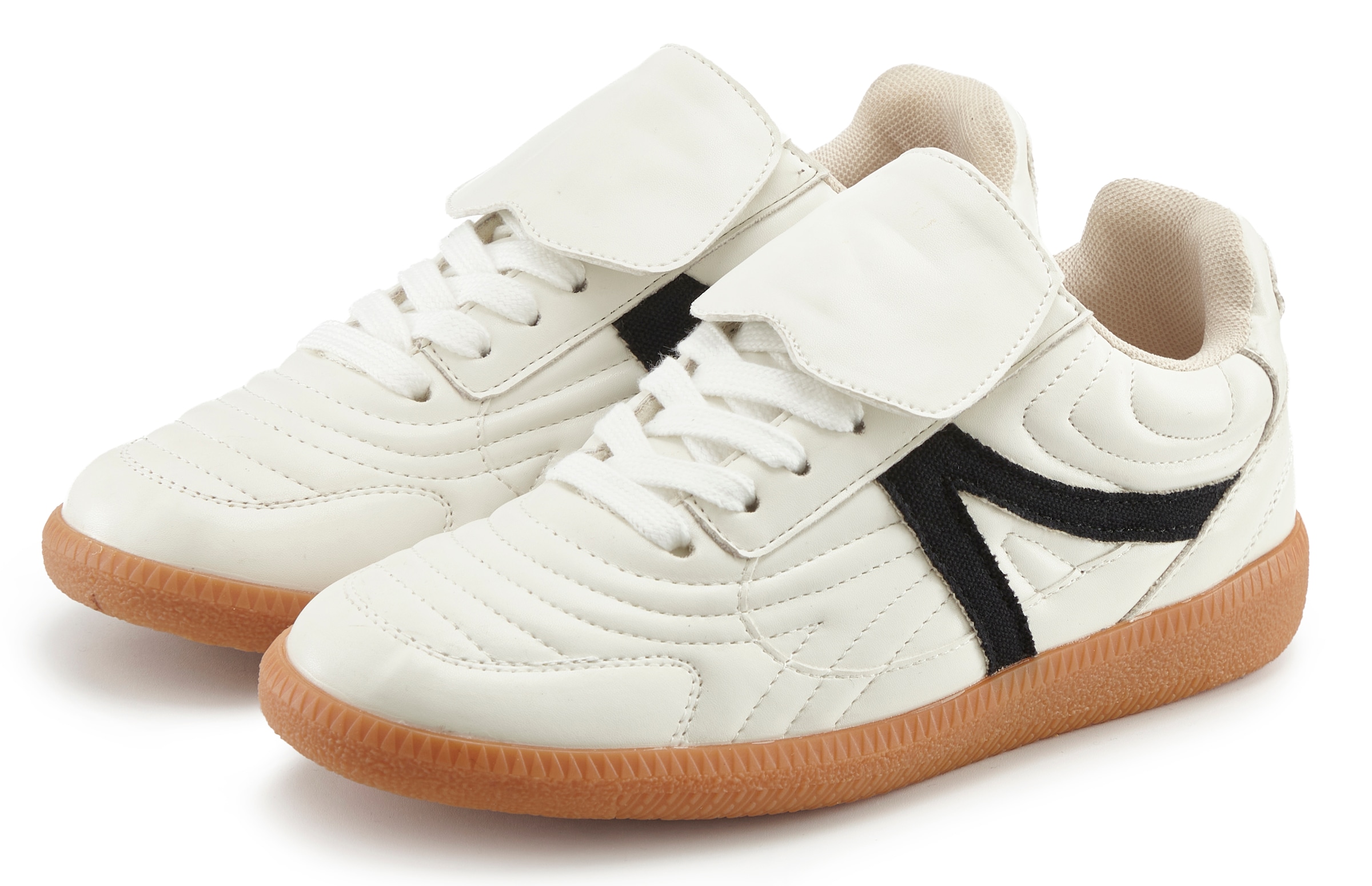 LASCANA Sneaker, Schnürhalbschuh, Freizeitschuh im Retro Look VEGAN günstig online kaufen