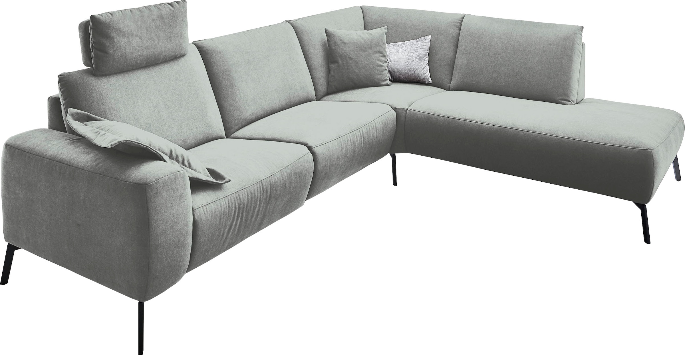 INOSIGN Ecksofa "Bellini L-Form", incl. motorischer Relaxfunktio, wahlweise günstig online kaufen