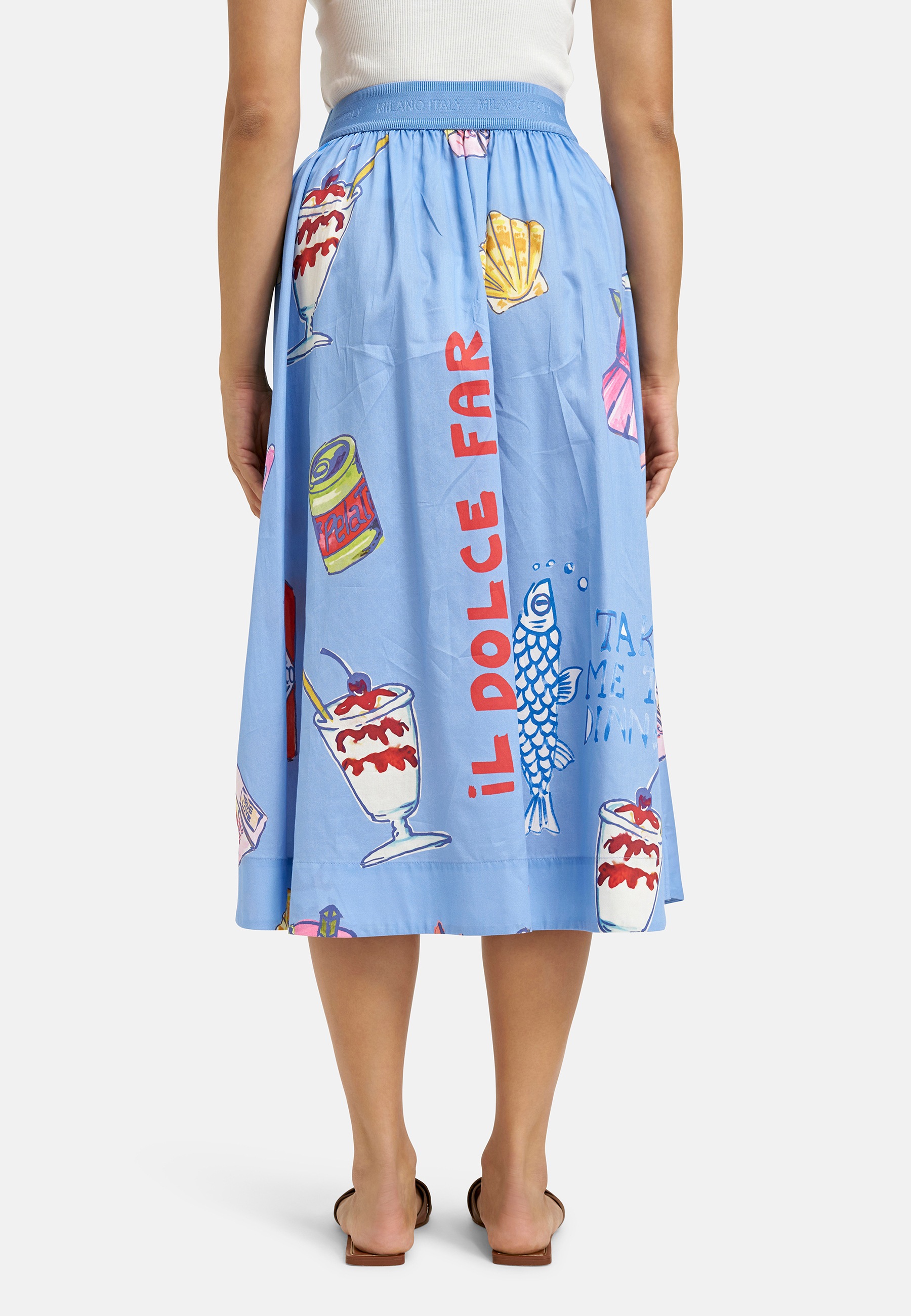 Milano Italy Sommerrock mit Taschen