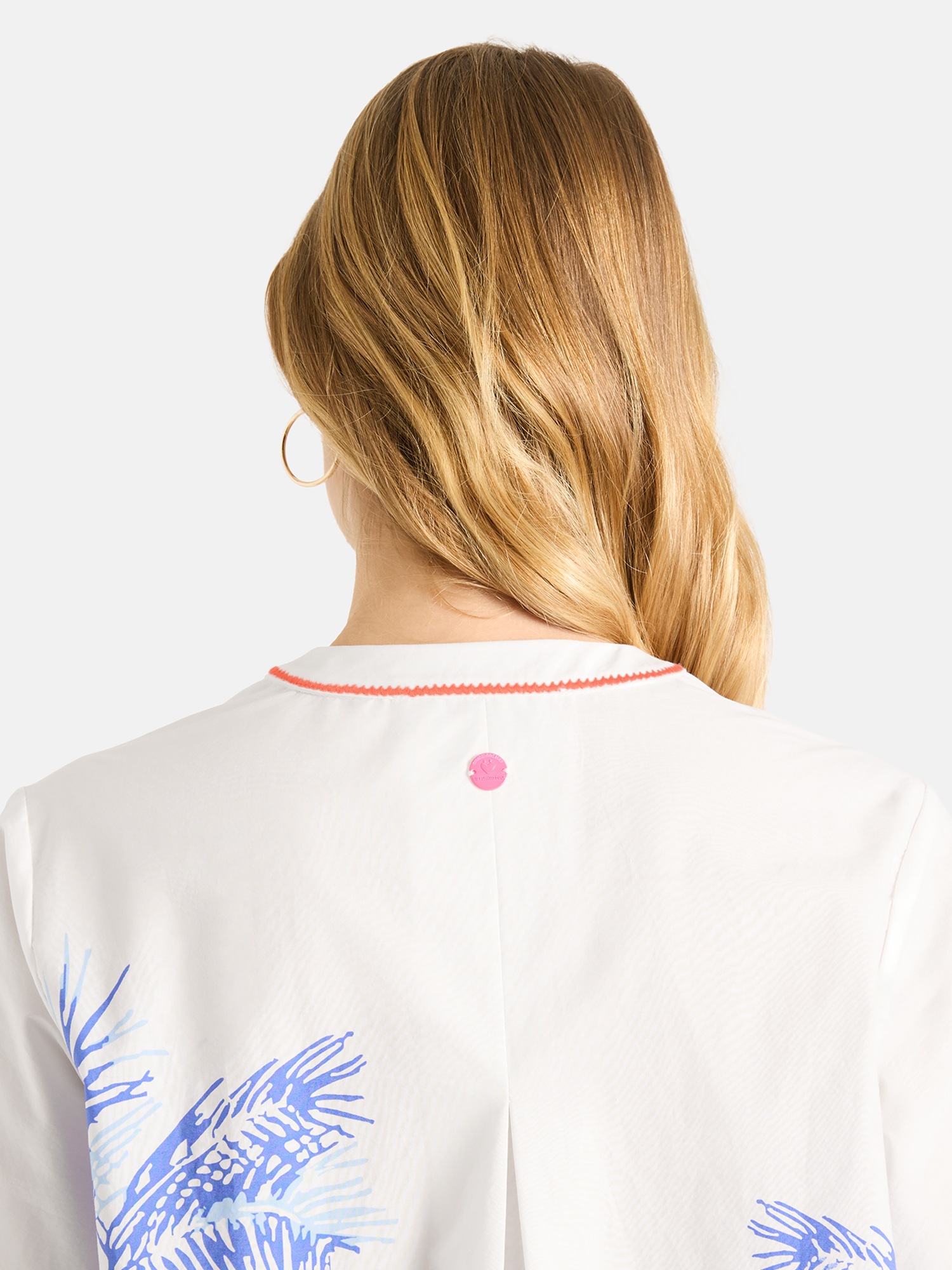 Lieblingsstück Tunikakleid »JulieL« Eingrifftaschen mit dekorativem Print, Baumwoll-Qualität