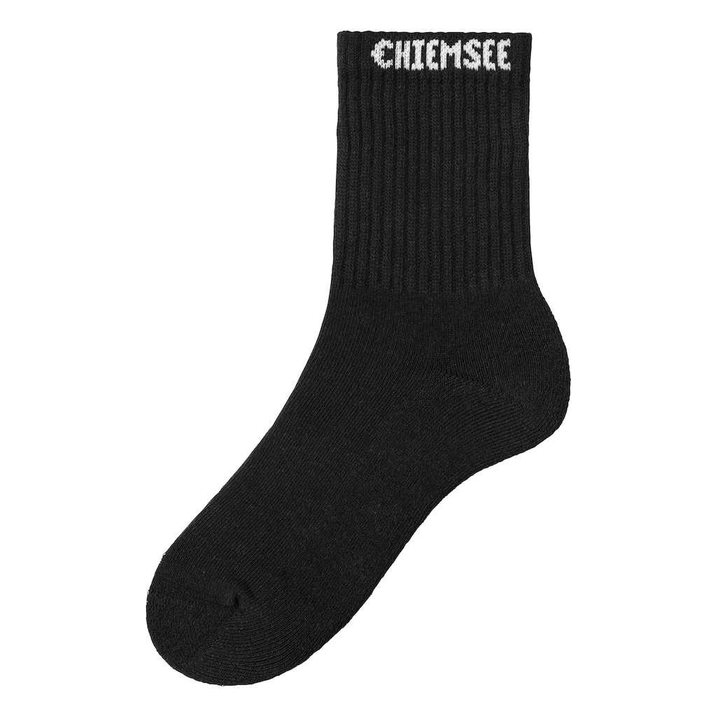 Chiemsee Tennissocken, (Set, 6 Paar), mit eingestricktem Markennamen