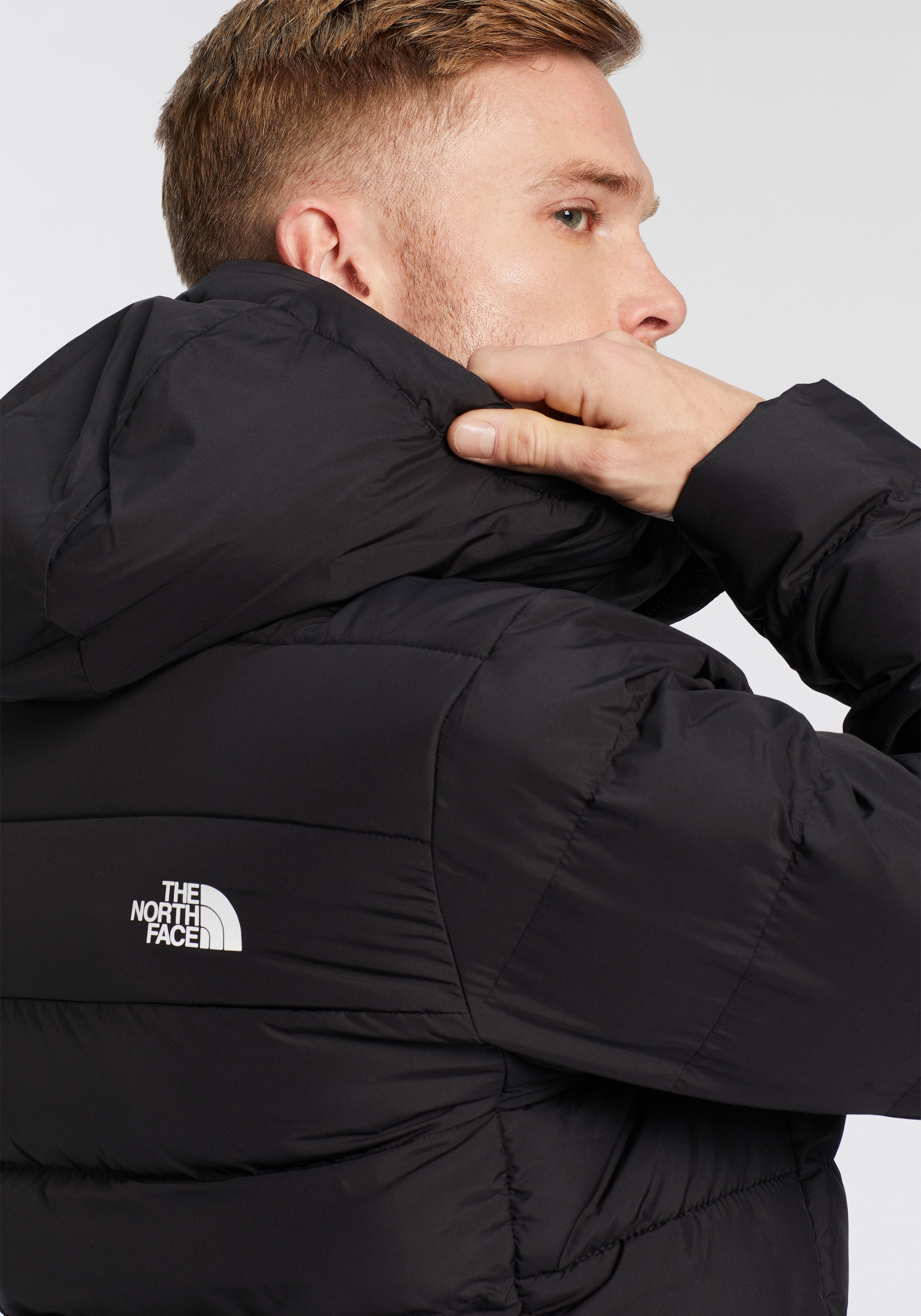 The North Face Daunenjacke »ACONCAGUA 3 HOODIE«, mit Kapuze, mit Logodruck